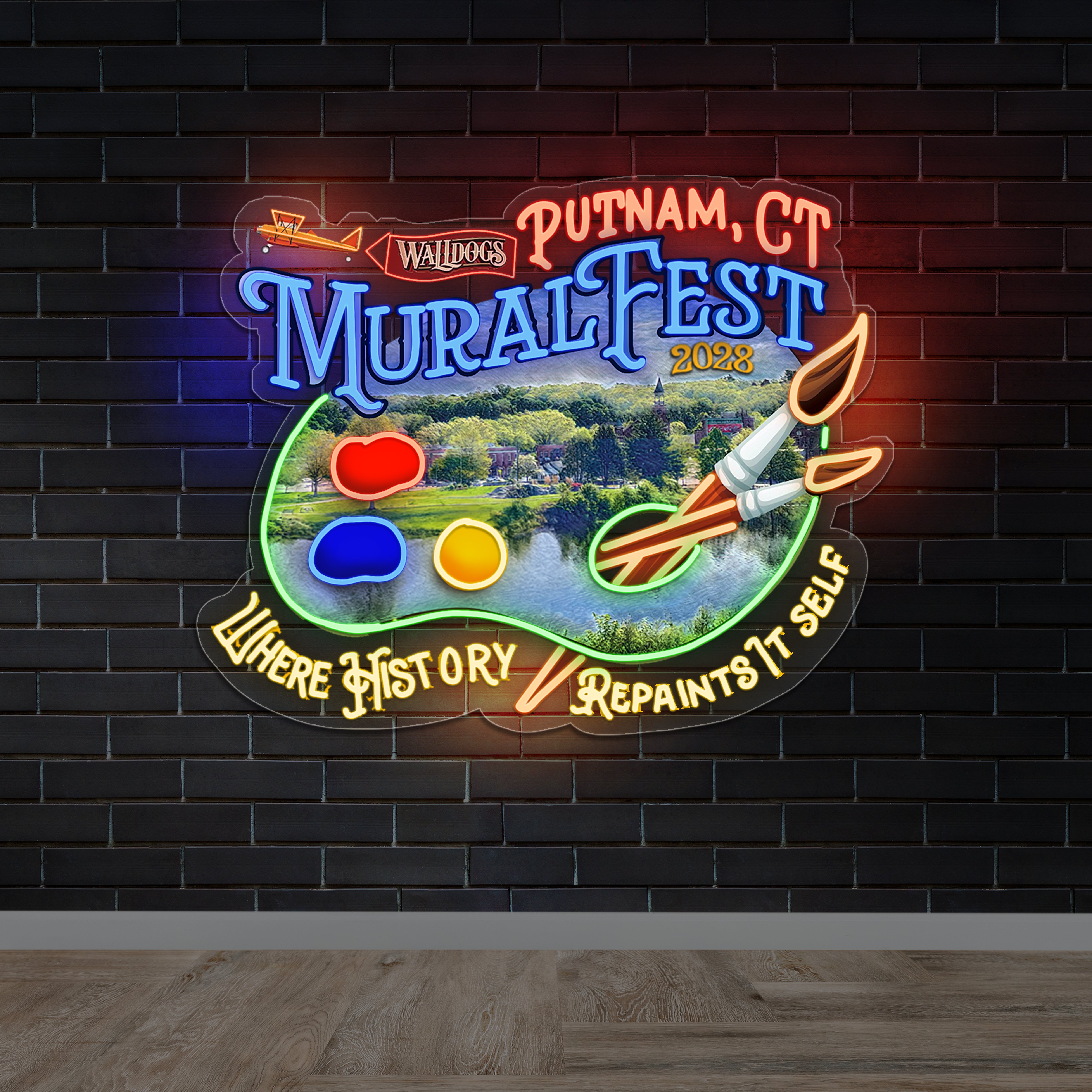 MURAL FEST | 3rd Version - Premium Neon Artwork