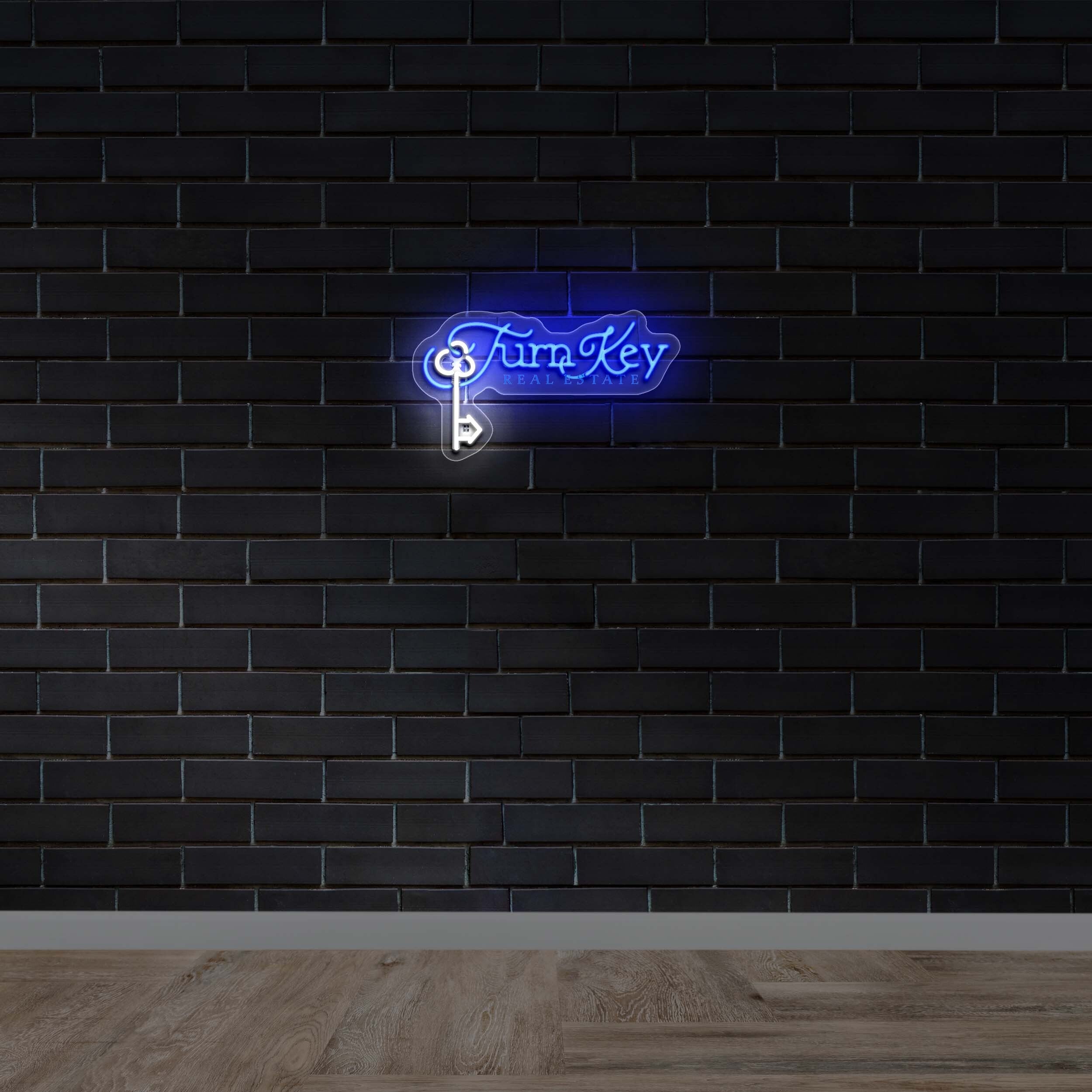 TURN KEY - Premium Neon Artwork