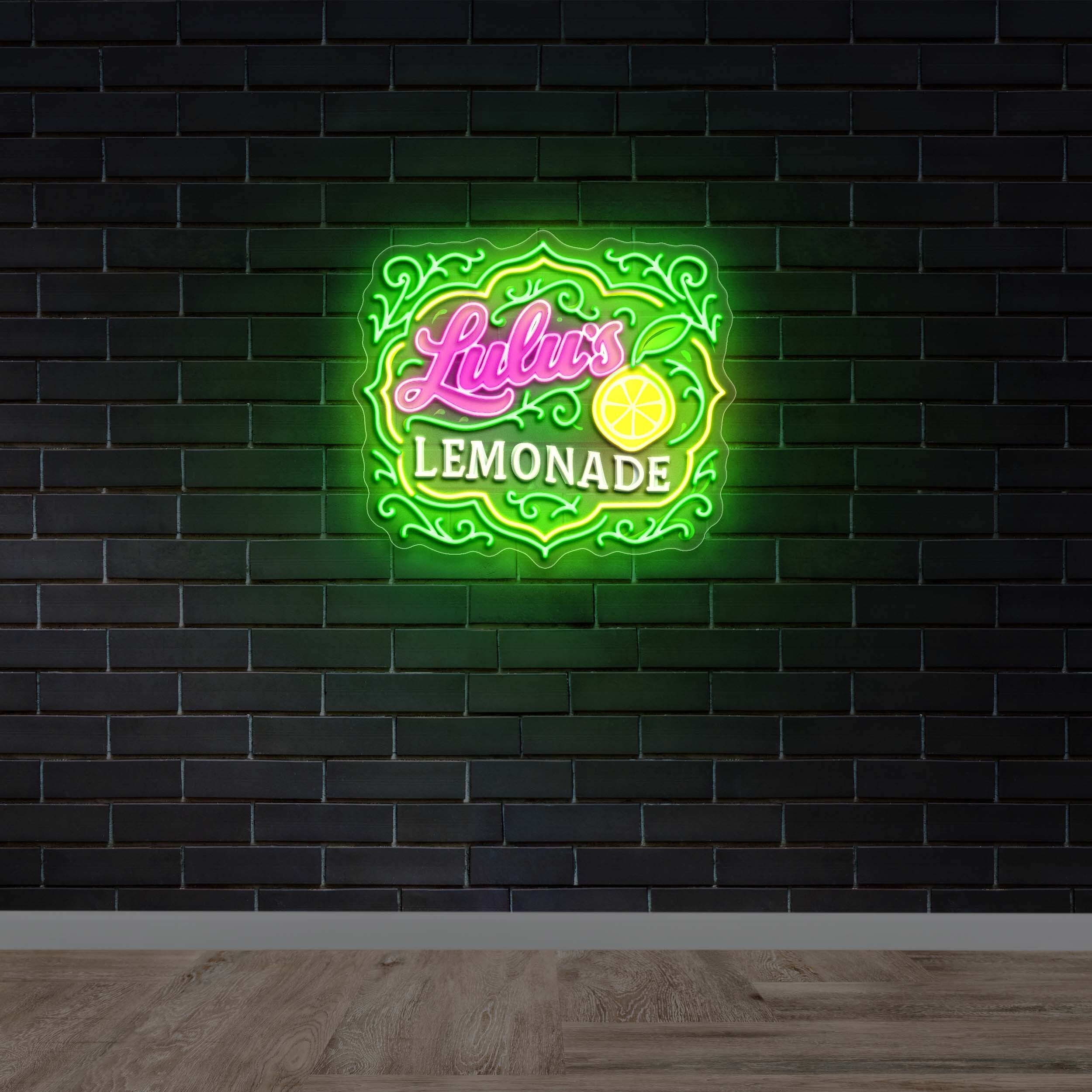 Lulu's Lemonade - Premium Neon Artwork
