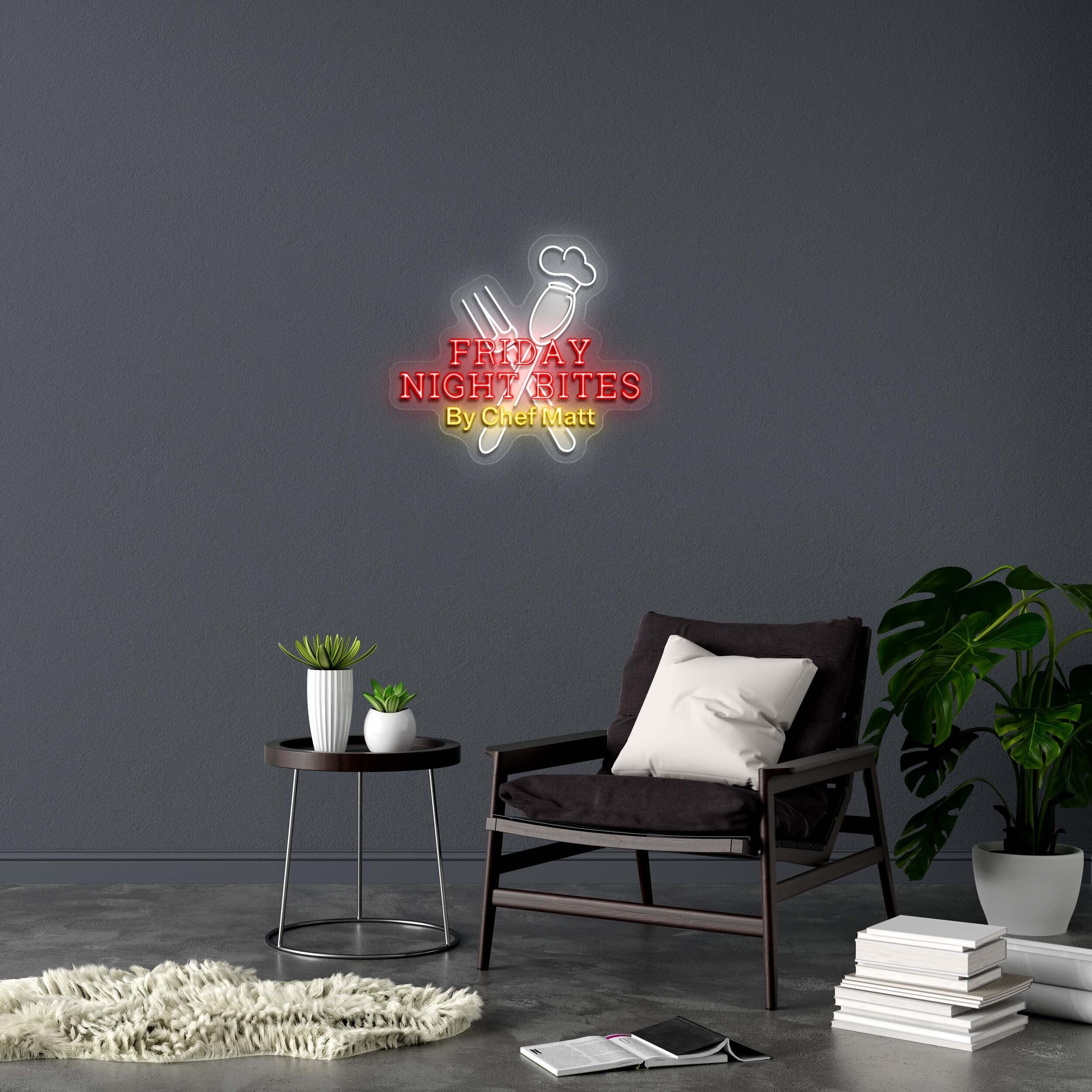 FRIDAY NIGHT BITES - Premium Neon Artwork
