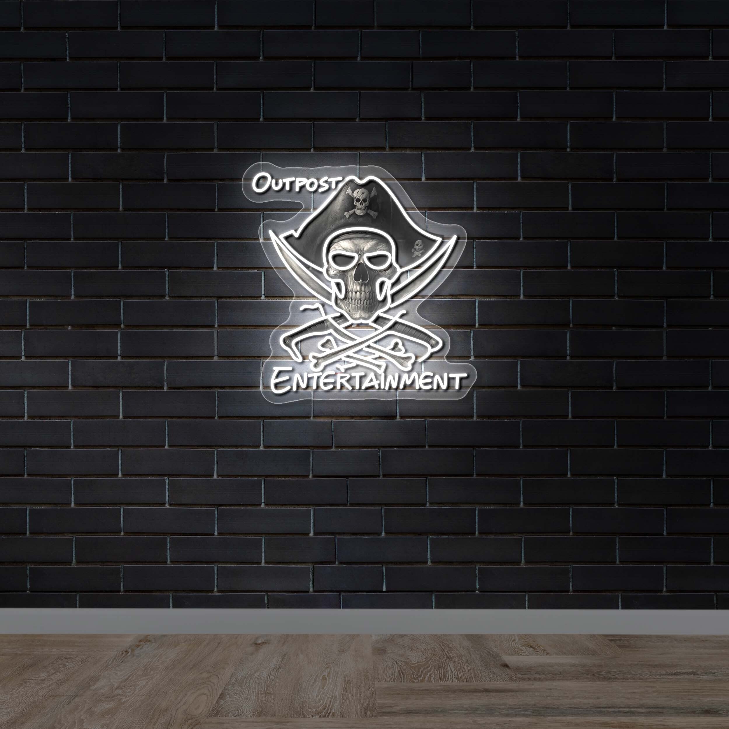 Outpost Entertainment - Premium Neon Artwork