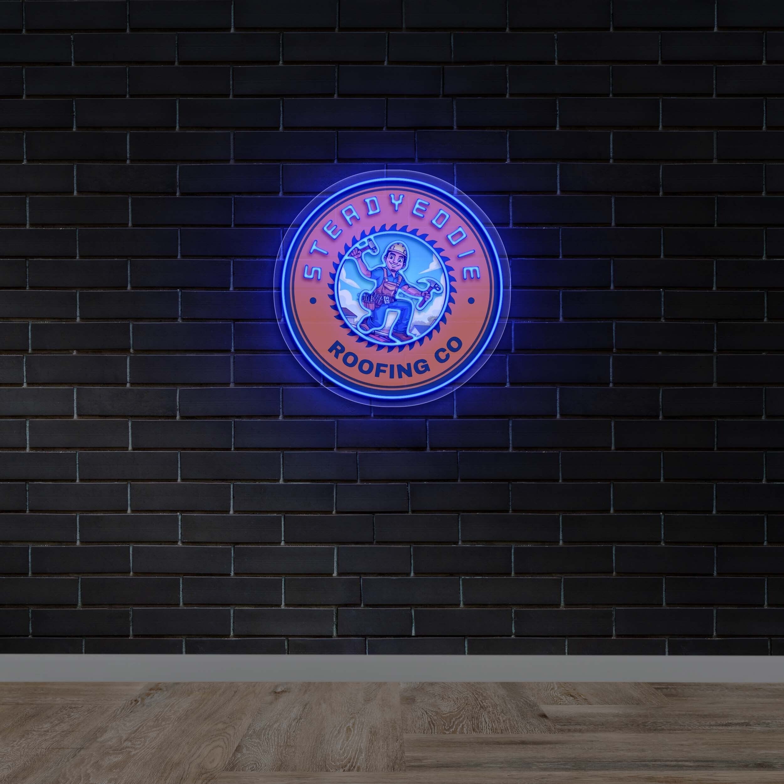 STEADY EDDIE - Premium Neon Artwork