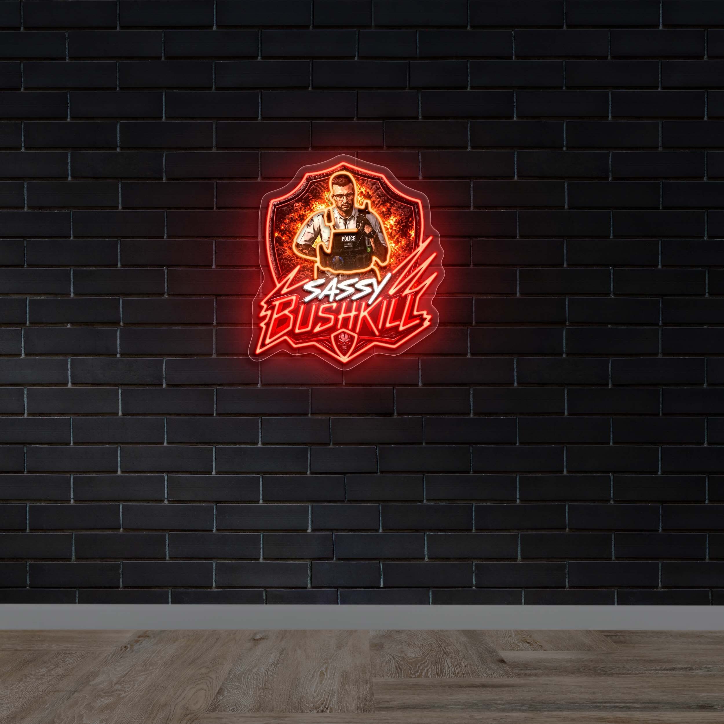 SASSY BUSHKILL - Premium Neon Artwork