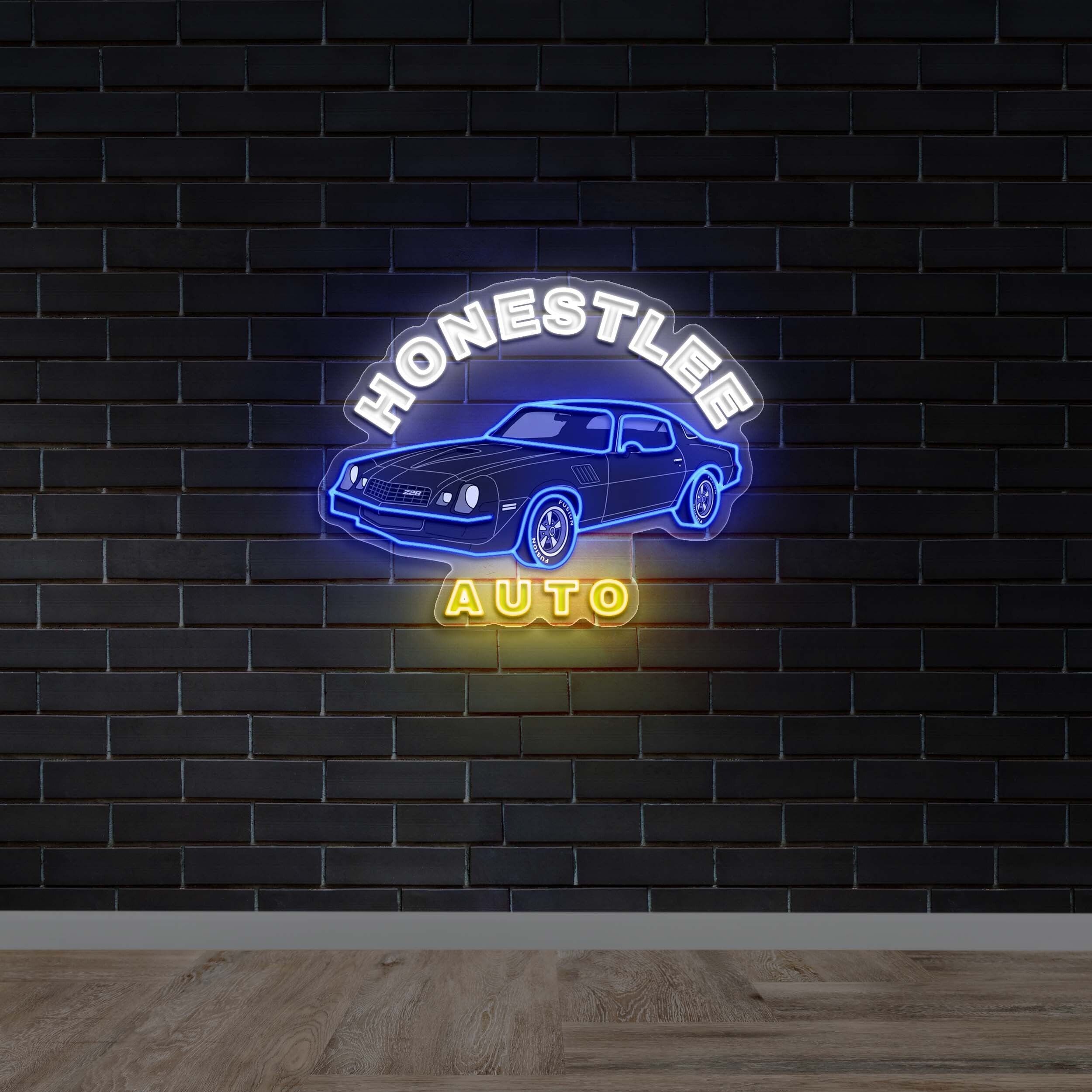 Honest Lee Auto LLC | 2nd Version - Premium Neon Artwork