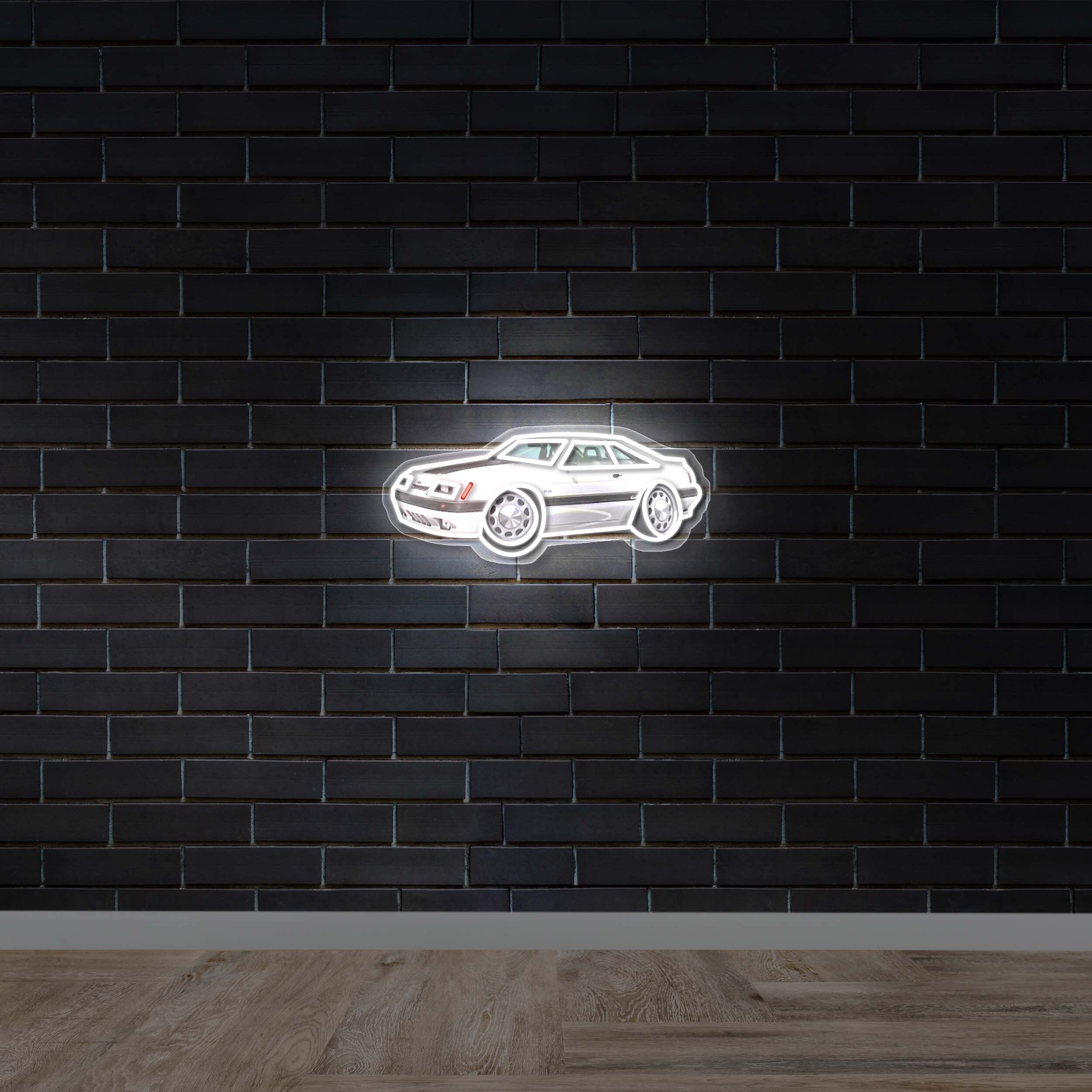 1986 Mustang GT - Premium Neon Artwork