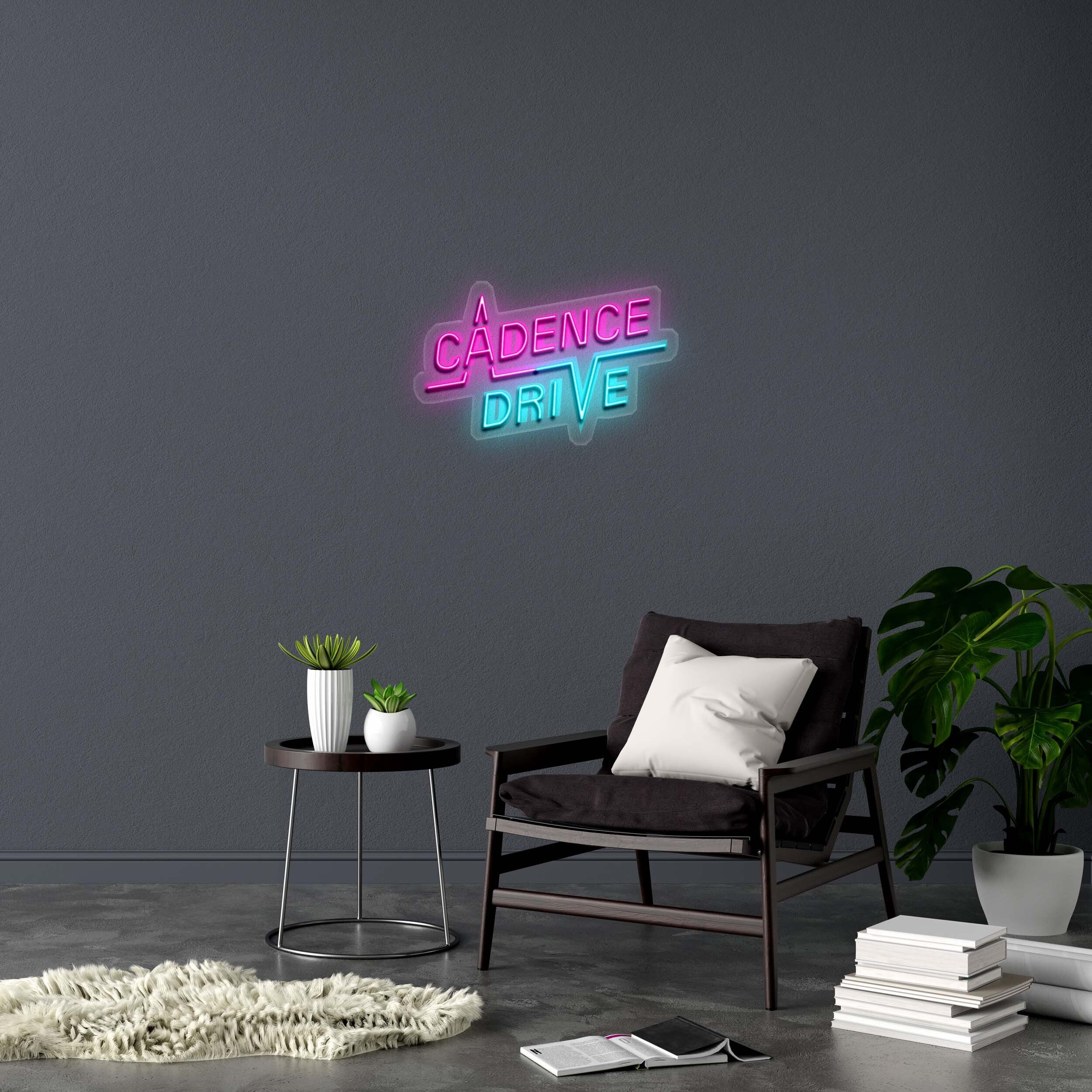 CADENCE DRIVE - Premium Neon Artwork