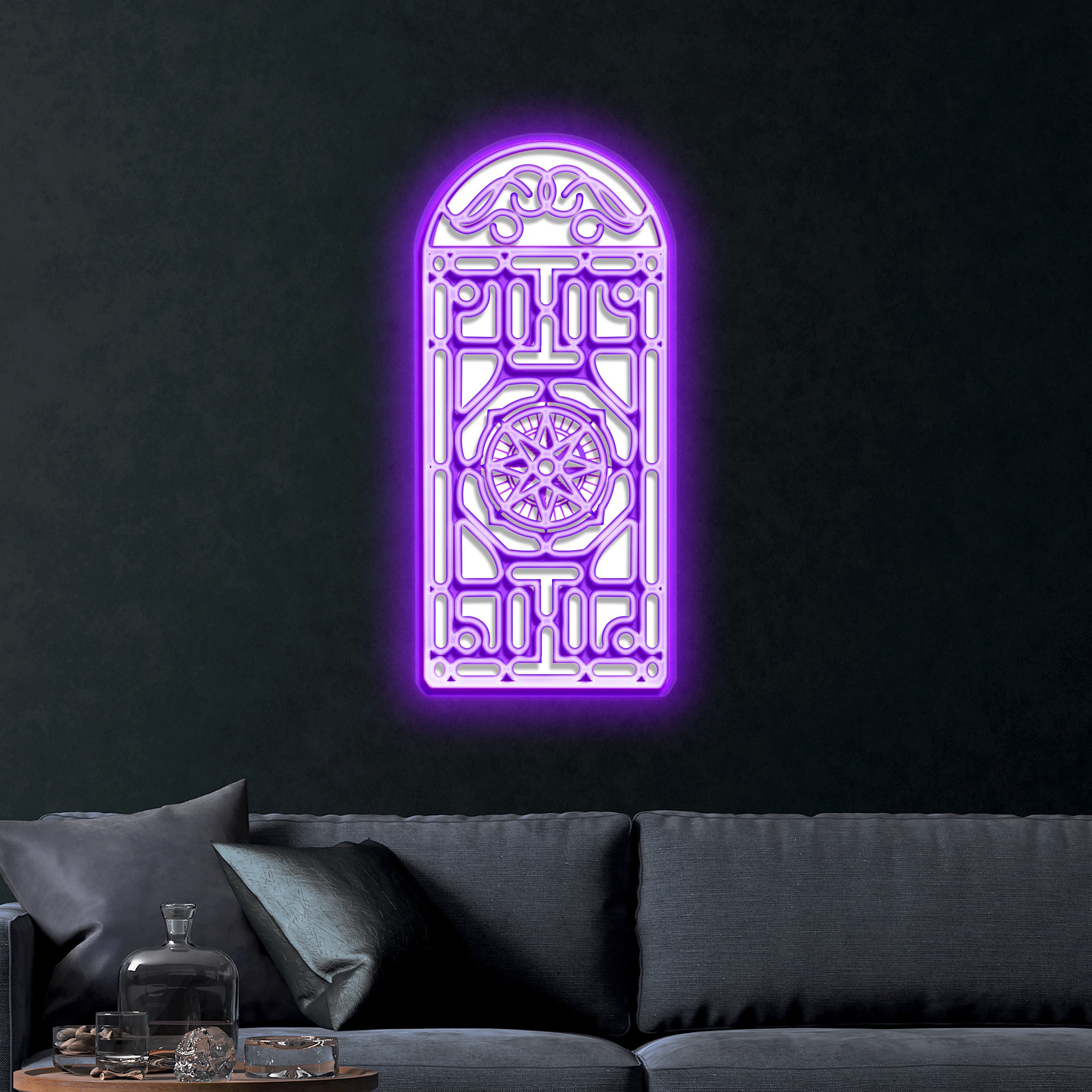 Arched Door – Premium Neon Artwork