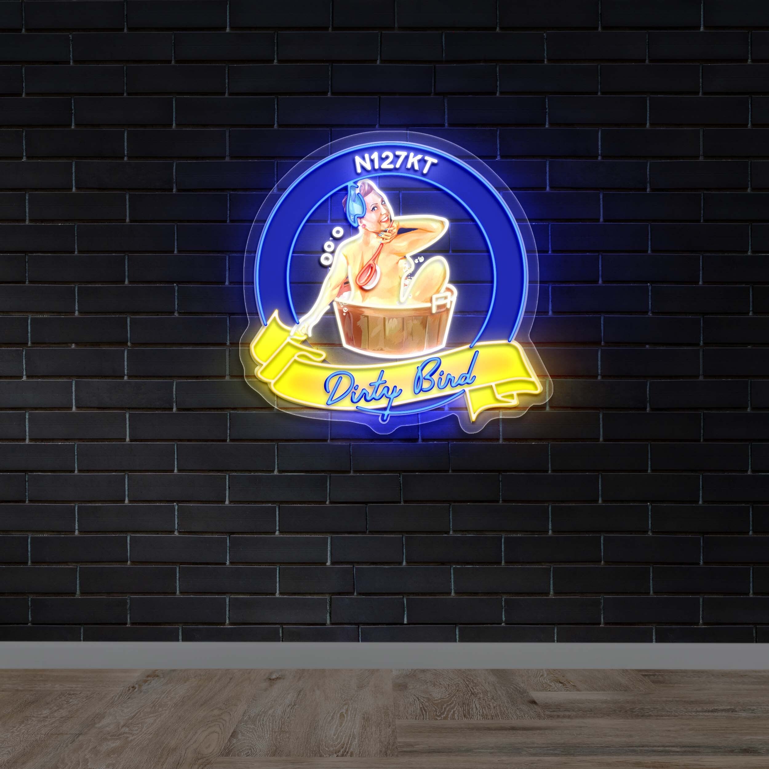 Dirty Bird - Premium Neon Artwork