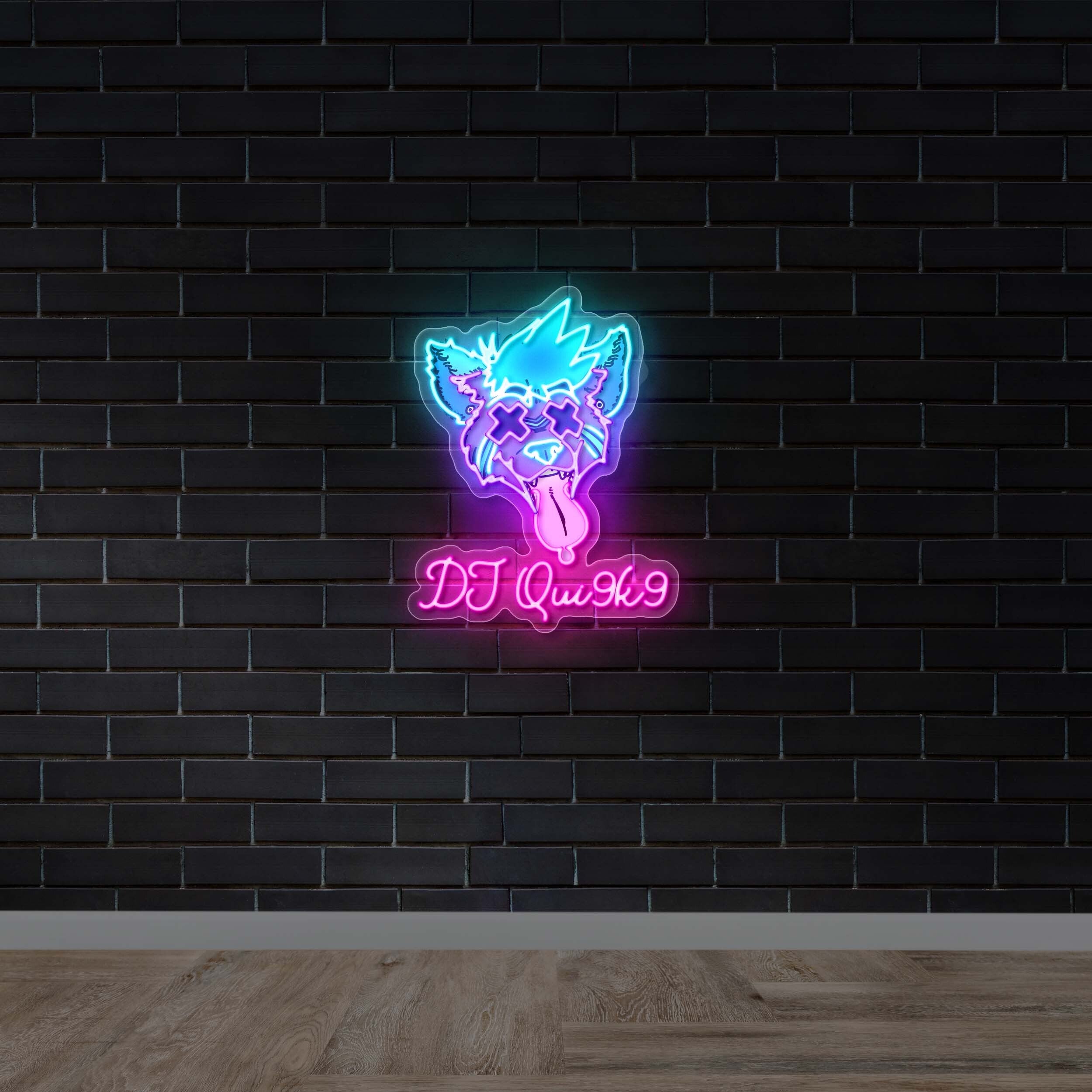 DJ Qui9K9 - Premium Neon Artwork