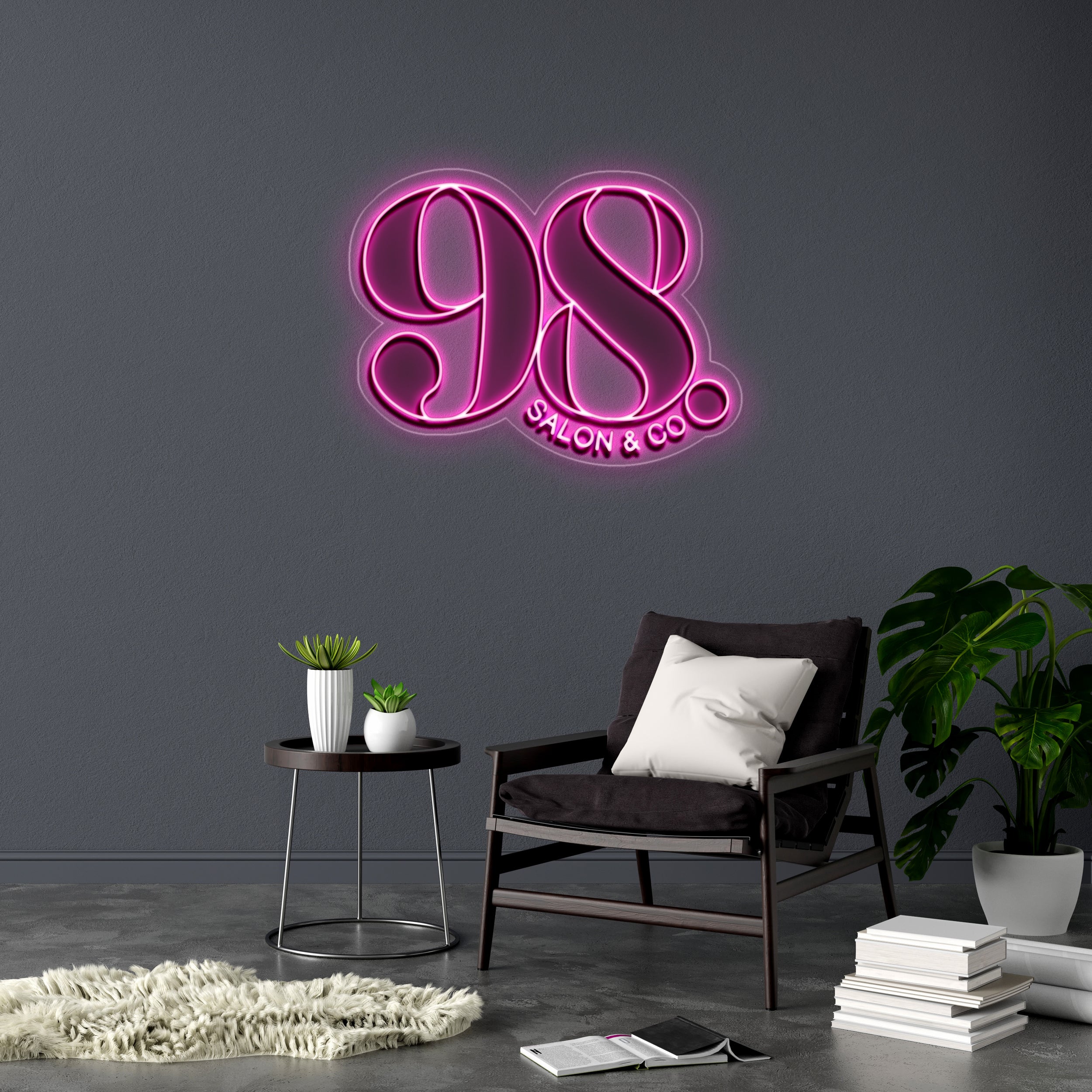 98 SALON CO. - Premium Neon Artwork