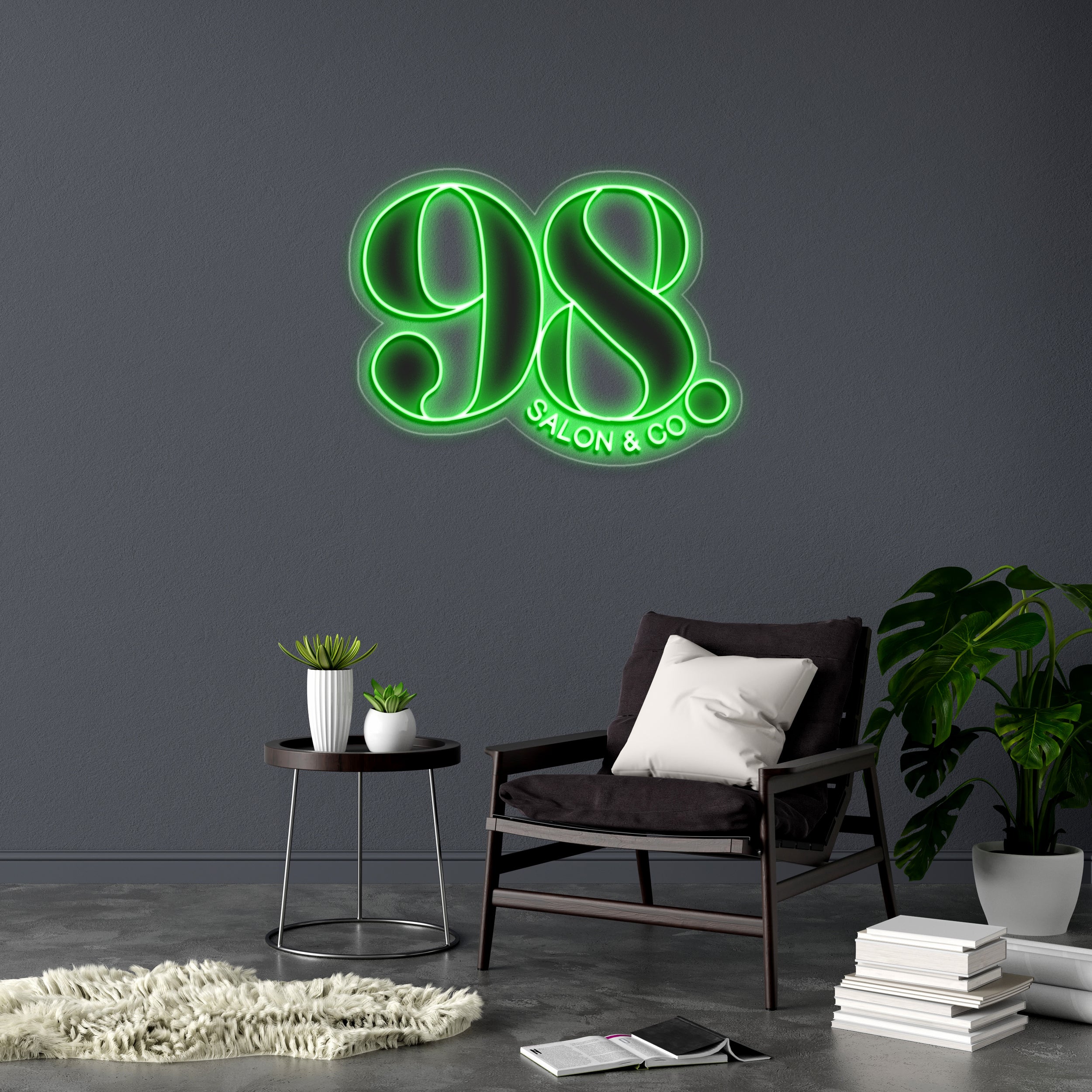 98 SALON CO. - Premium Neon Artwork