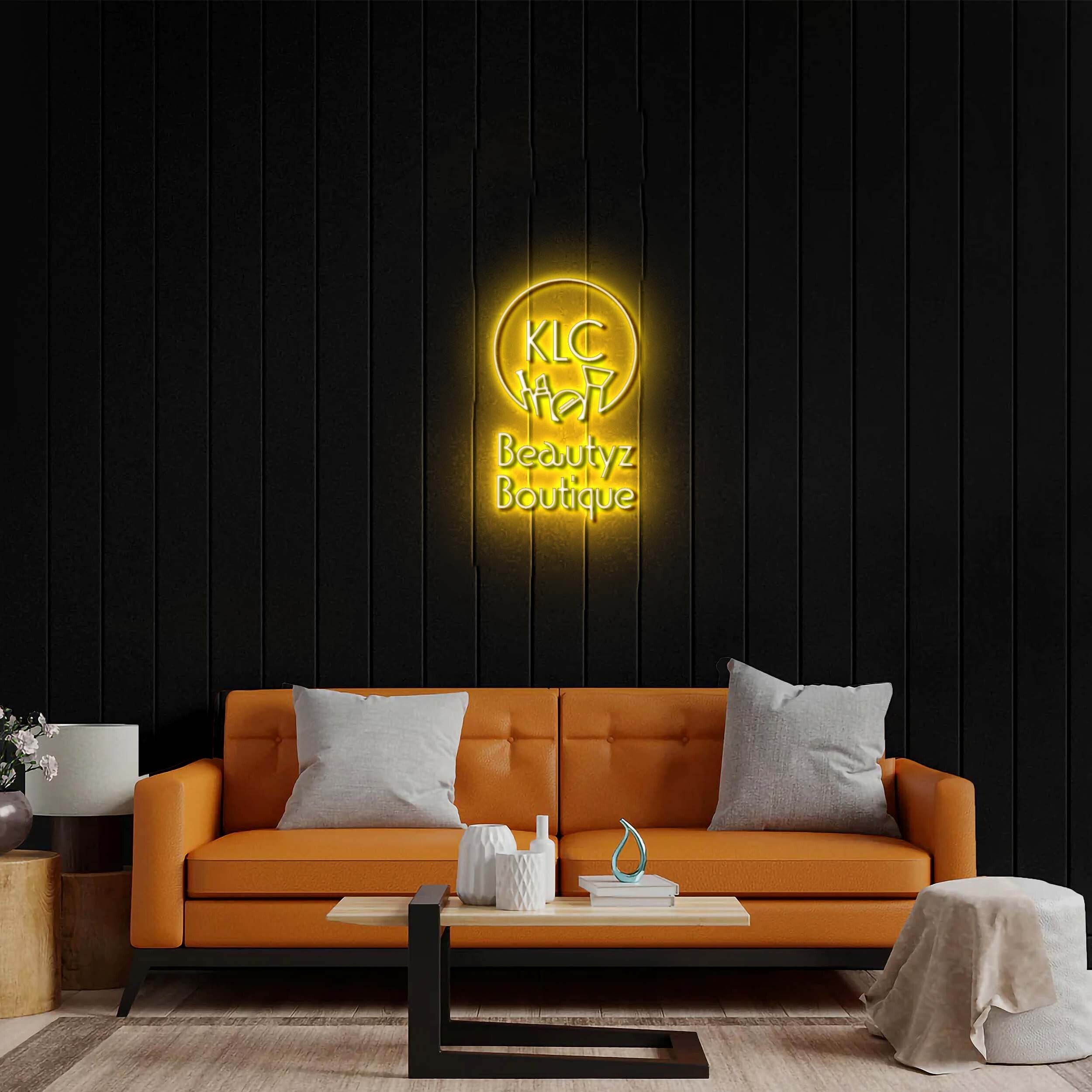 KLC Beautyz Boutique - Premium Neon Artwork