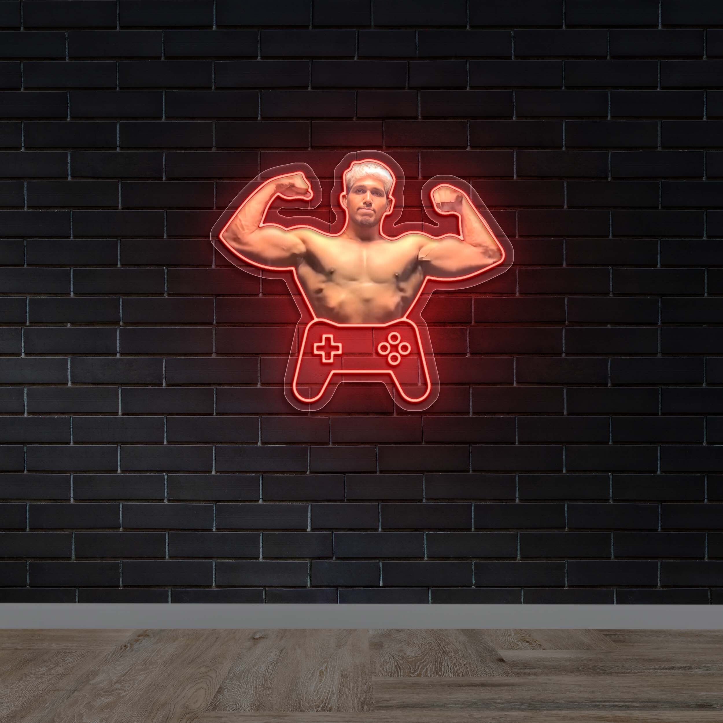 Gamer Control Flex - Premium Neon Artwork