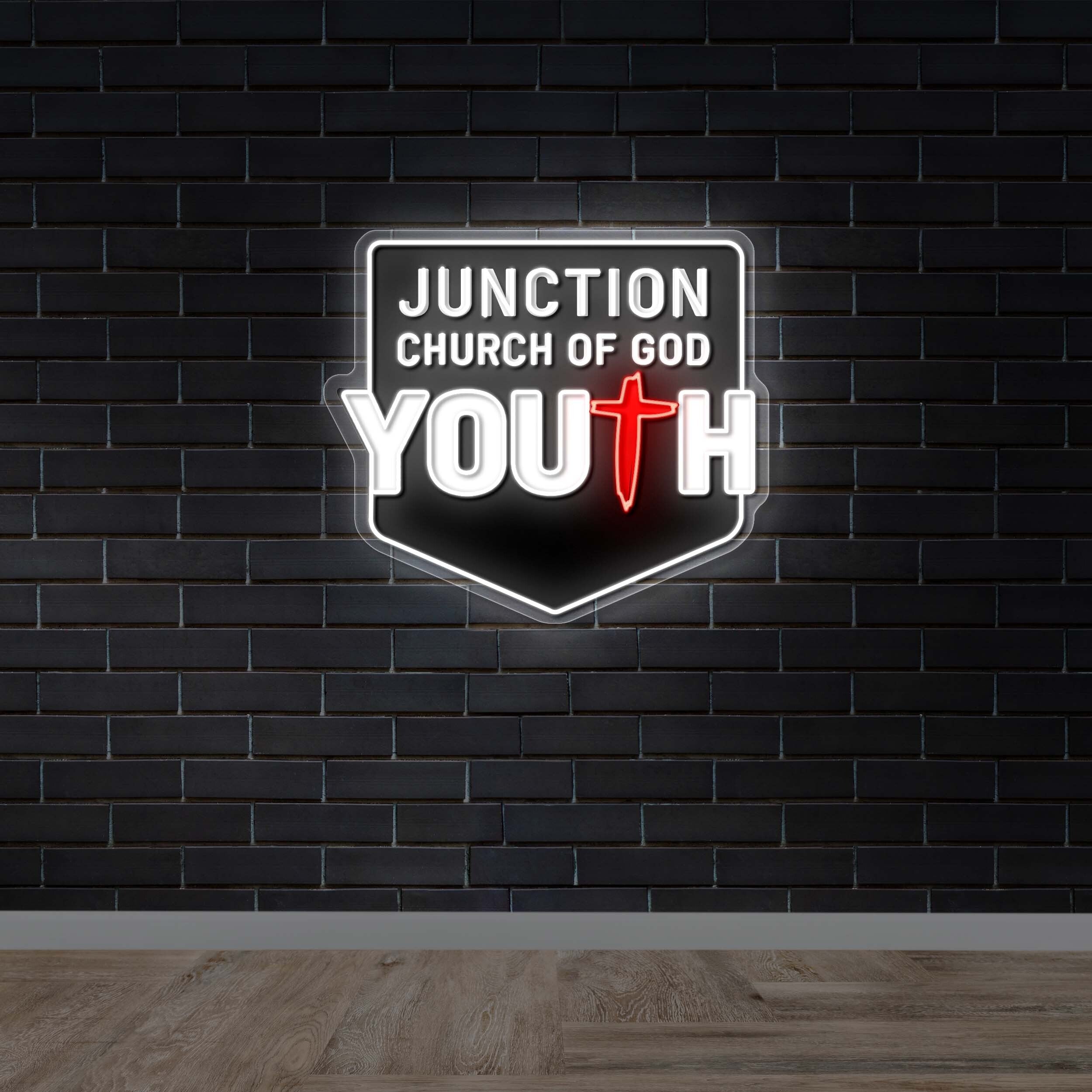 Junction Church of God Youth - Premium Neon Artwork