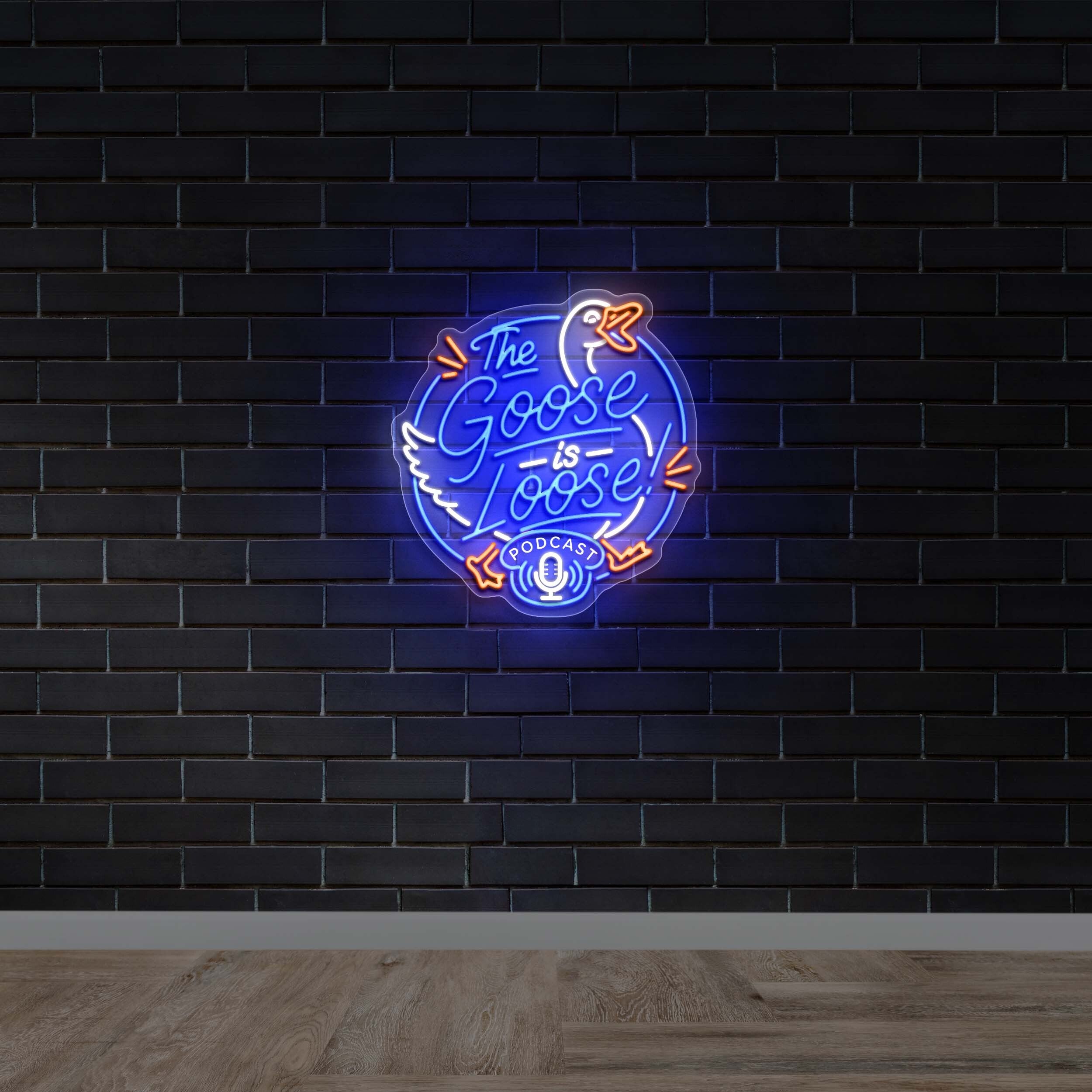 The goose is loose | 2nd Version - Premium Neon Artwork