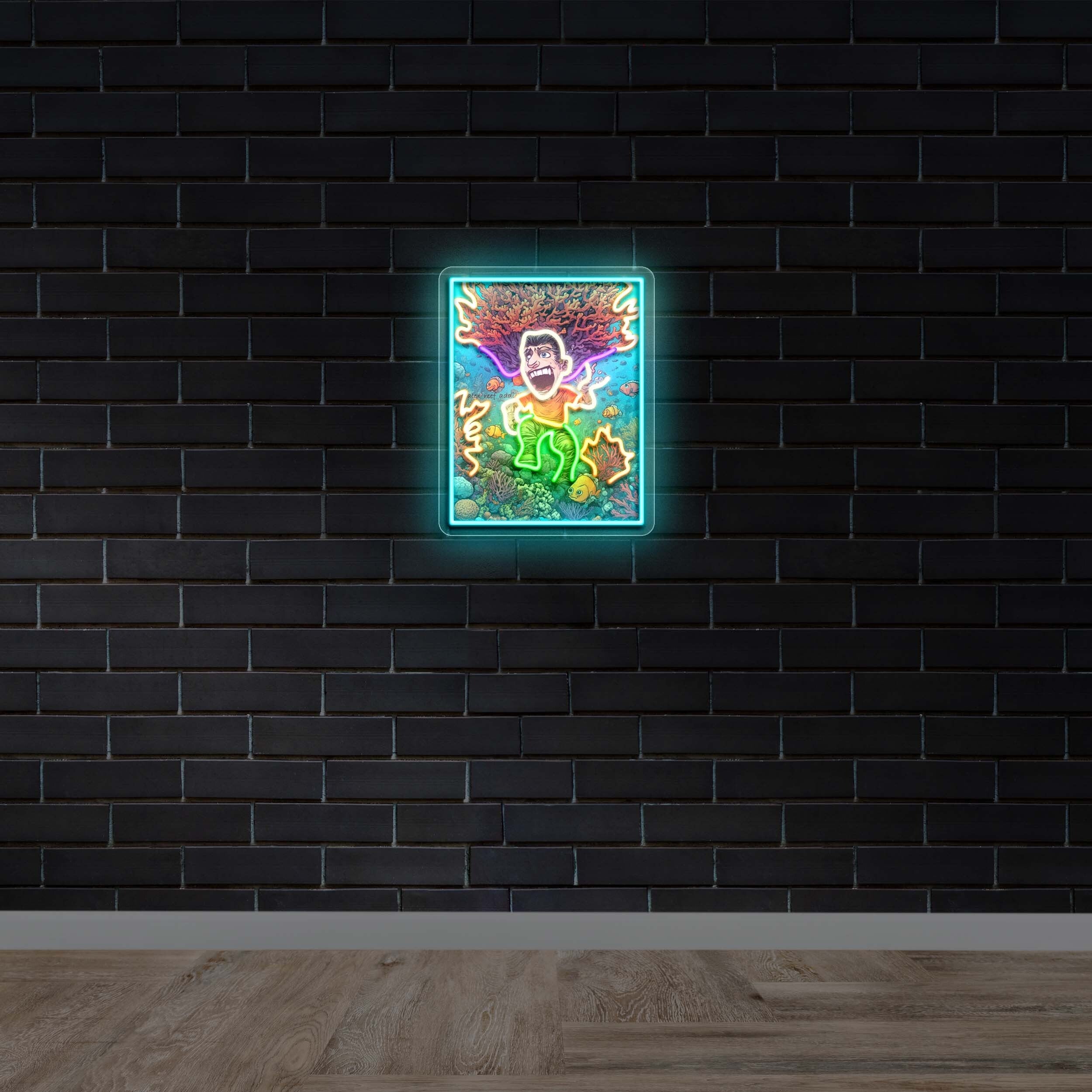 Alex Reef Addict - Premium Neon Artwork