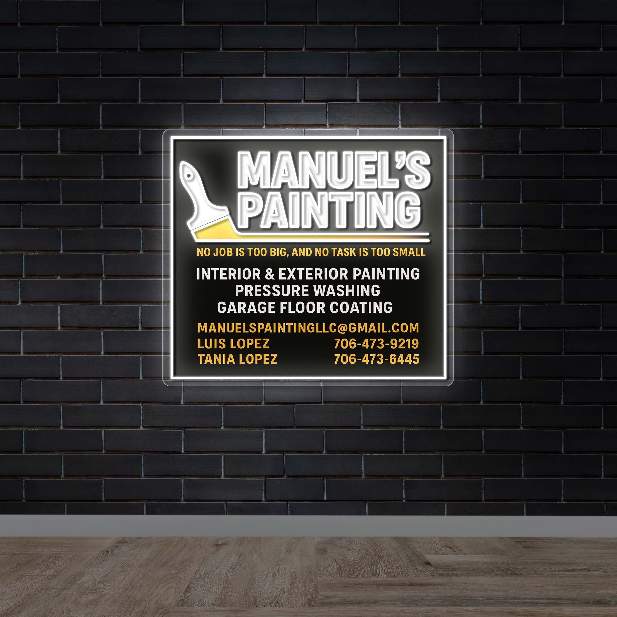 MANUEL’S PAINTING - Premium Neon Artwork