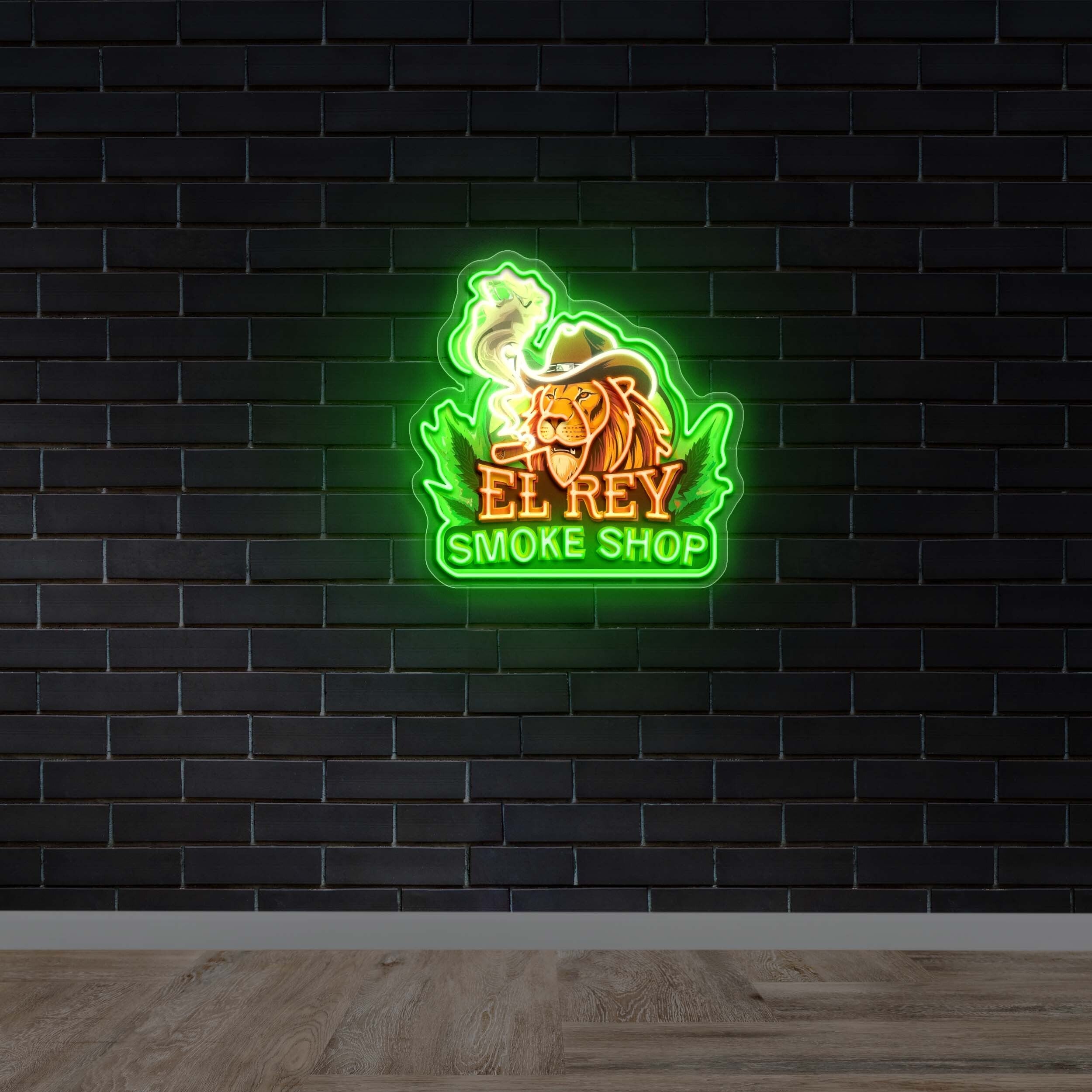 EL REY SMOKE SHOP - Premium Neon Artwork