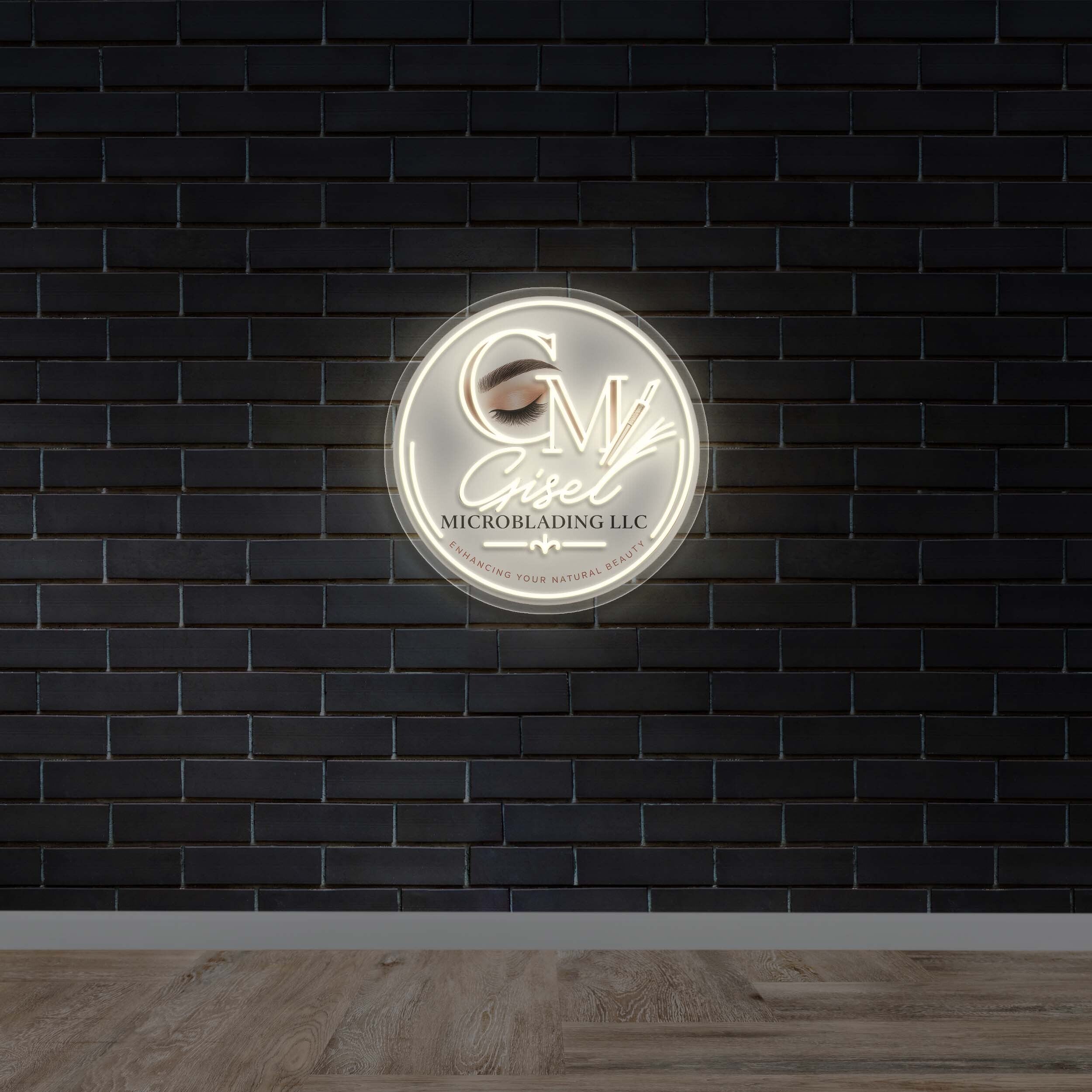 CM Microblading LLC - Premium Neon Artwork
