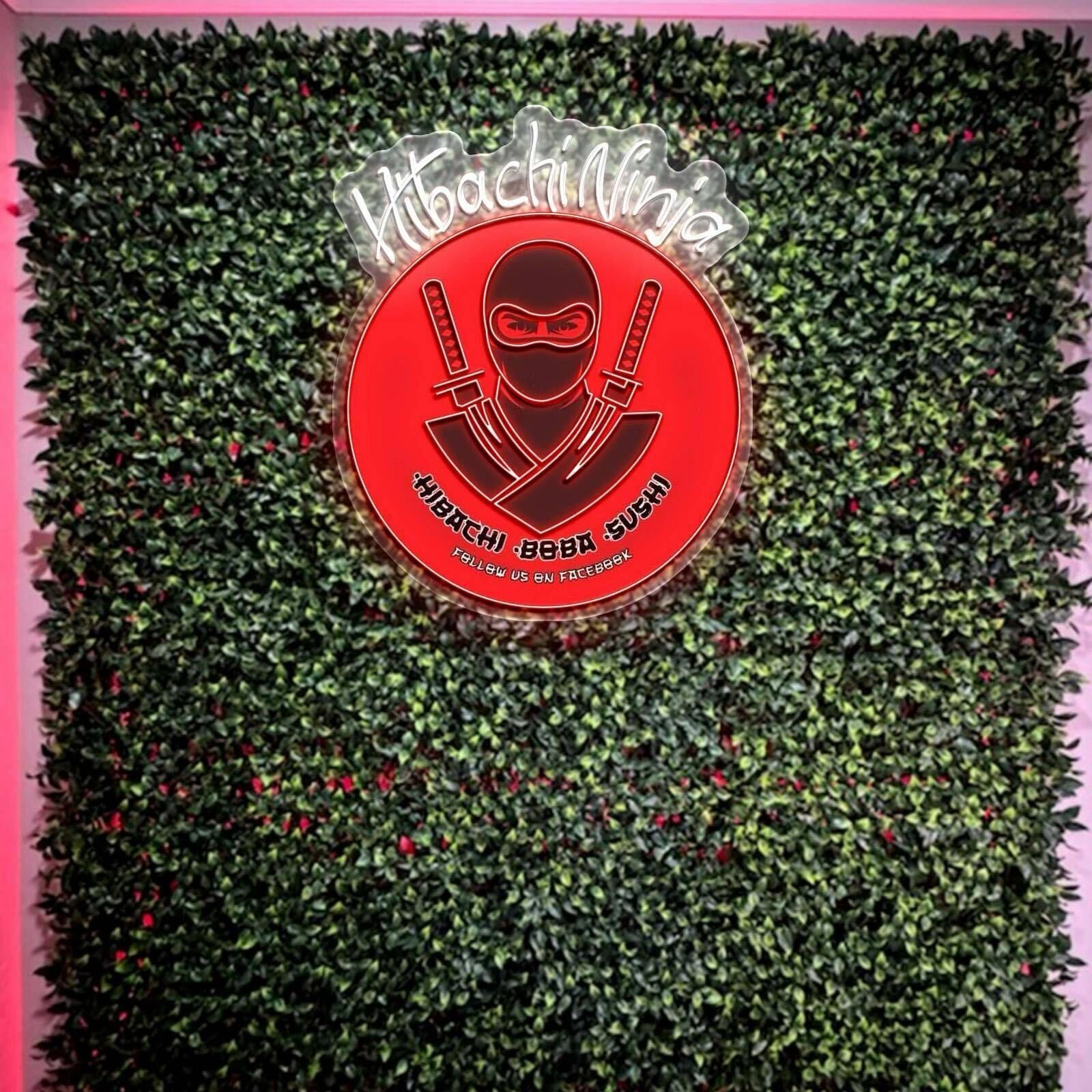 Hibachi Ninja - Premium Neon Artwork