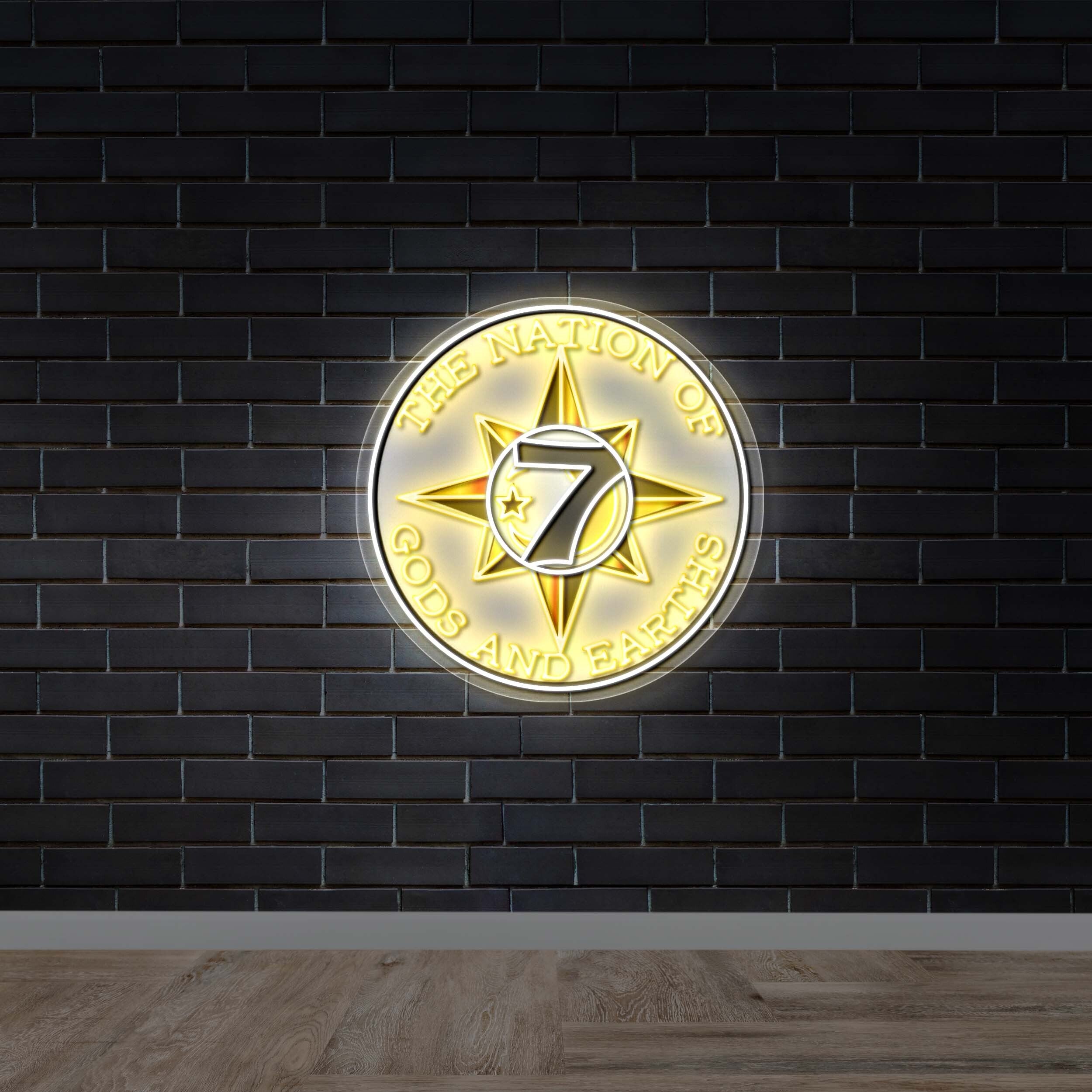 The Nation of Gods and Earths - Premium Neon Artwork