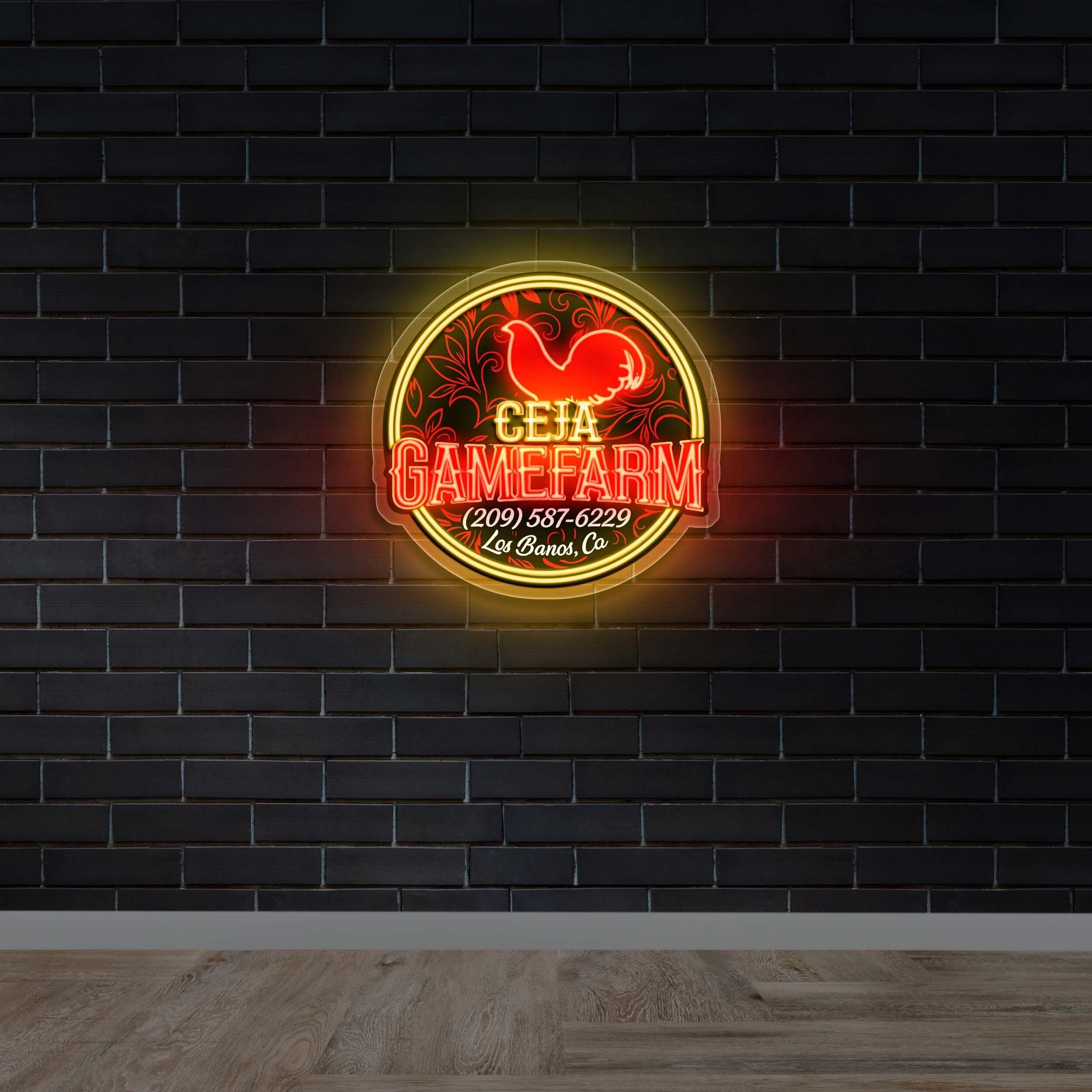 Ceja Gamefarm | 2nd Version - Premium Neon Artwork