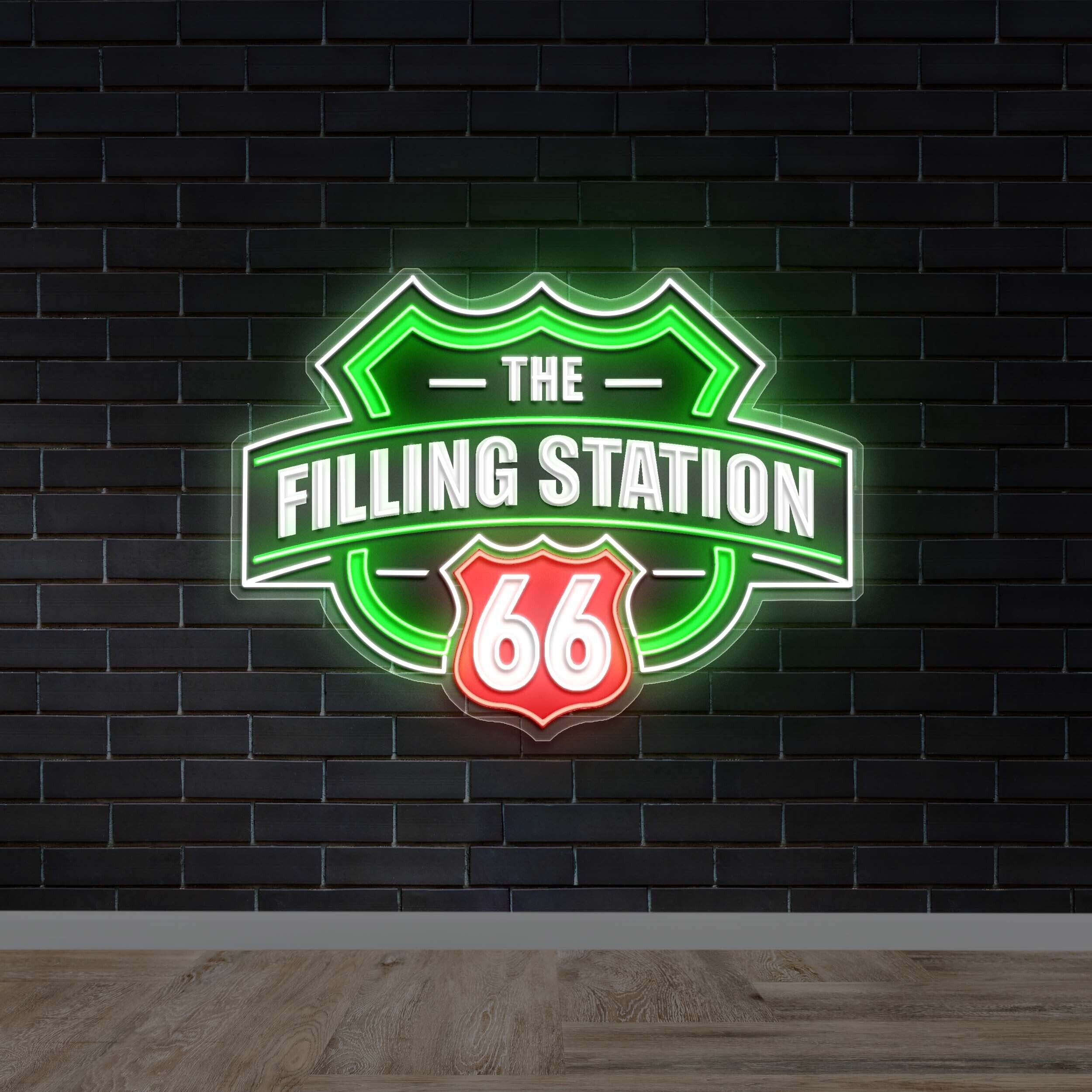THE FILLING STATION 66 - Premium Neon Artwork