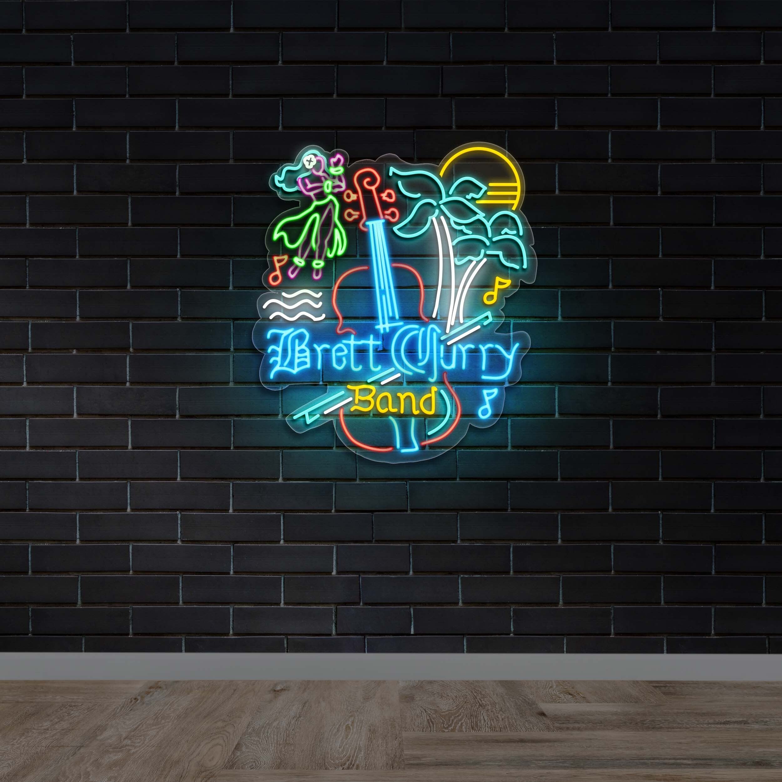 Brett Curry Band | 2nd version - Premium Neon Artwork