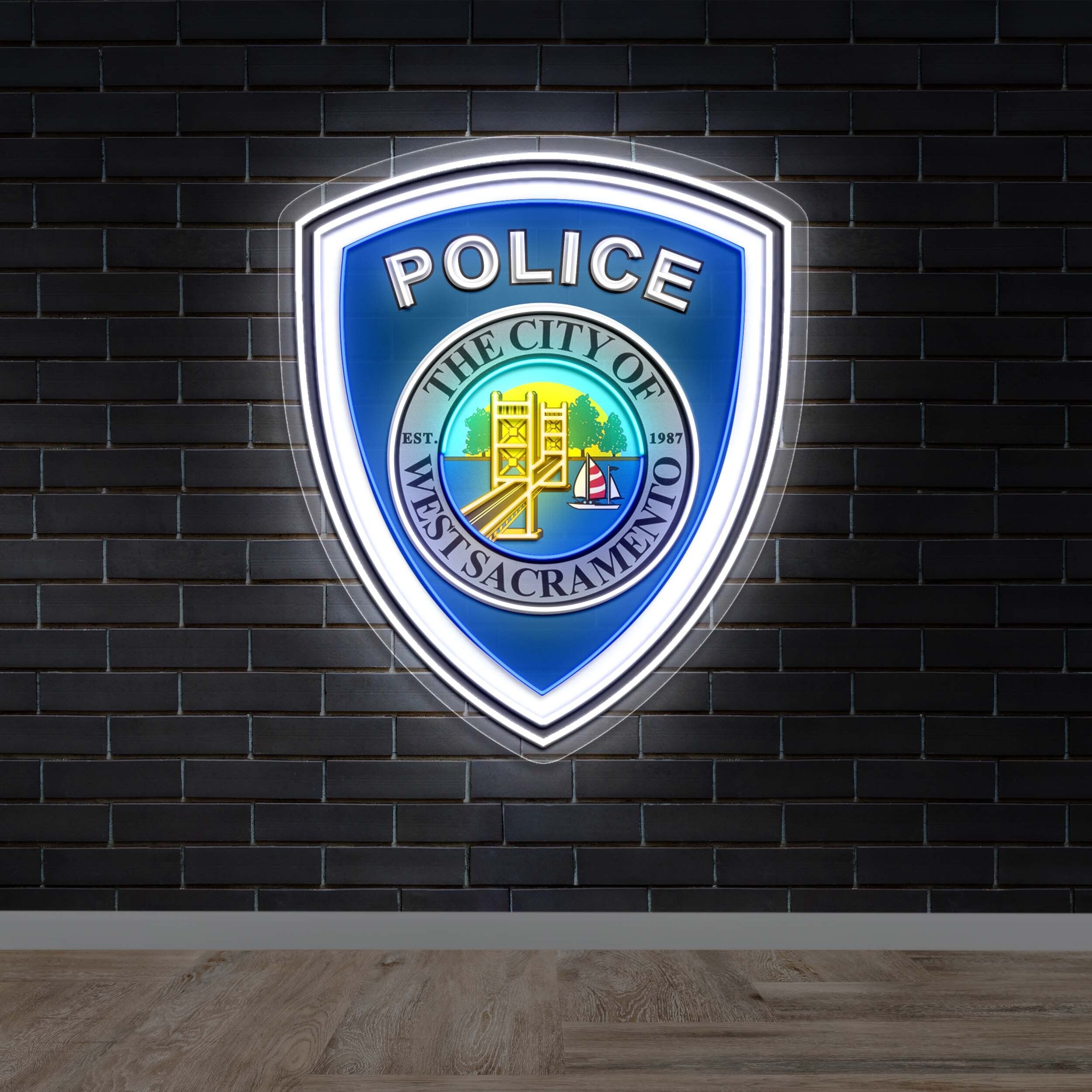 POLICE - Premium Neon Artwork