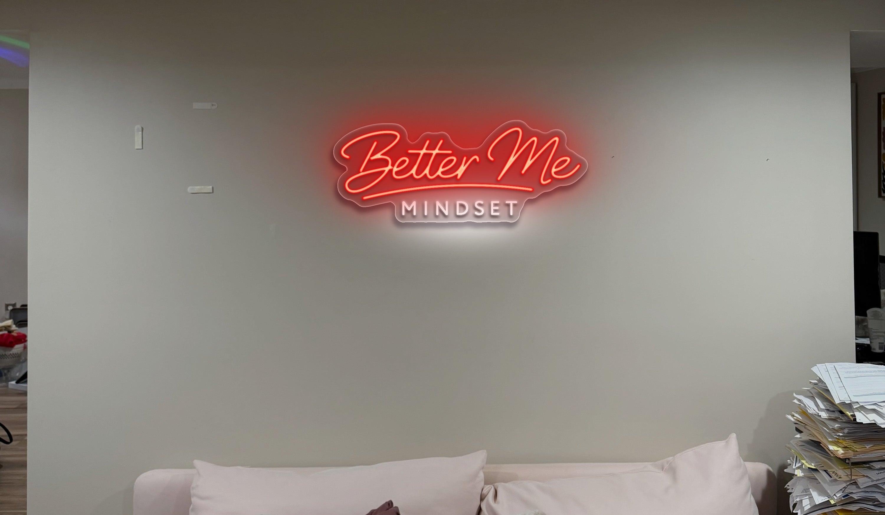 Better Me Mindset - Premium Neon Artwork