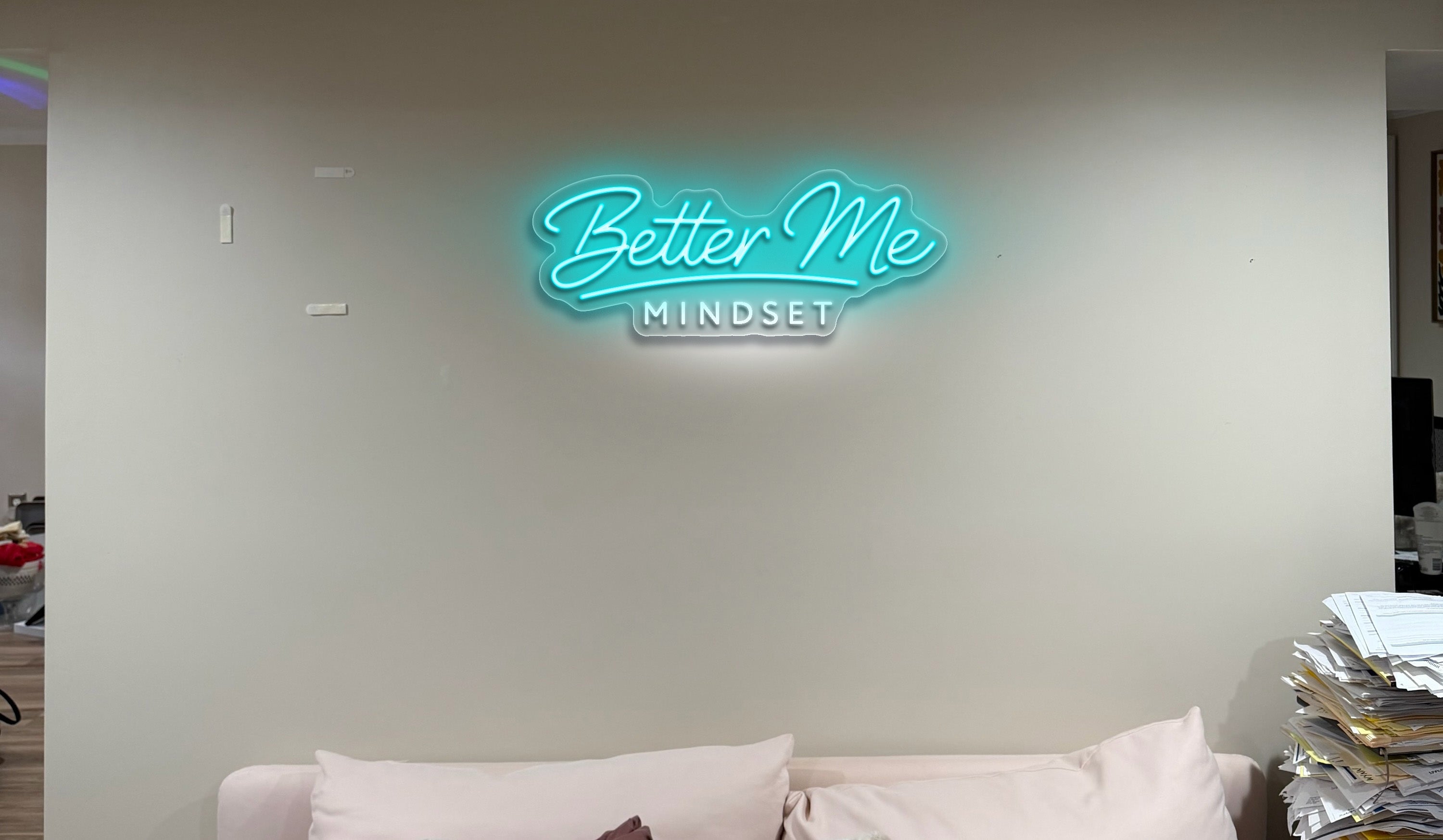 Better Me Mindset - Premium Neon Artwork