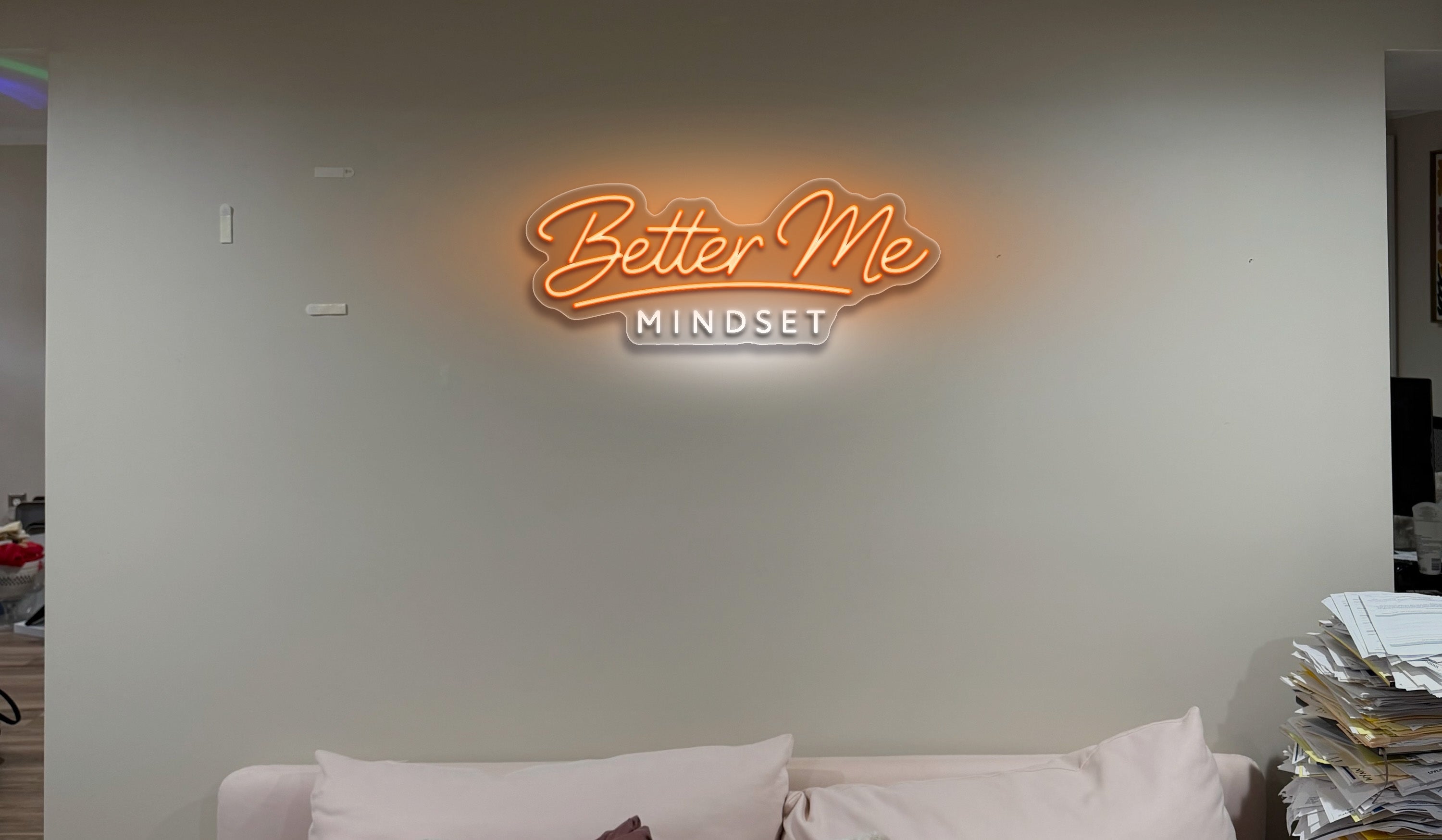 Better Me Mindset - Premium Neon Artwork