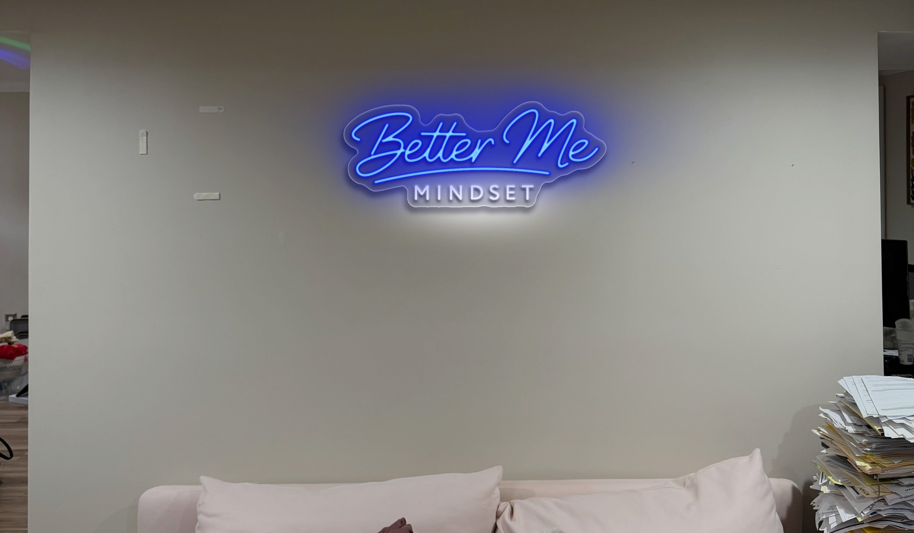 Better Me Mindset - Premium Neon Artwork