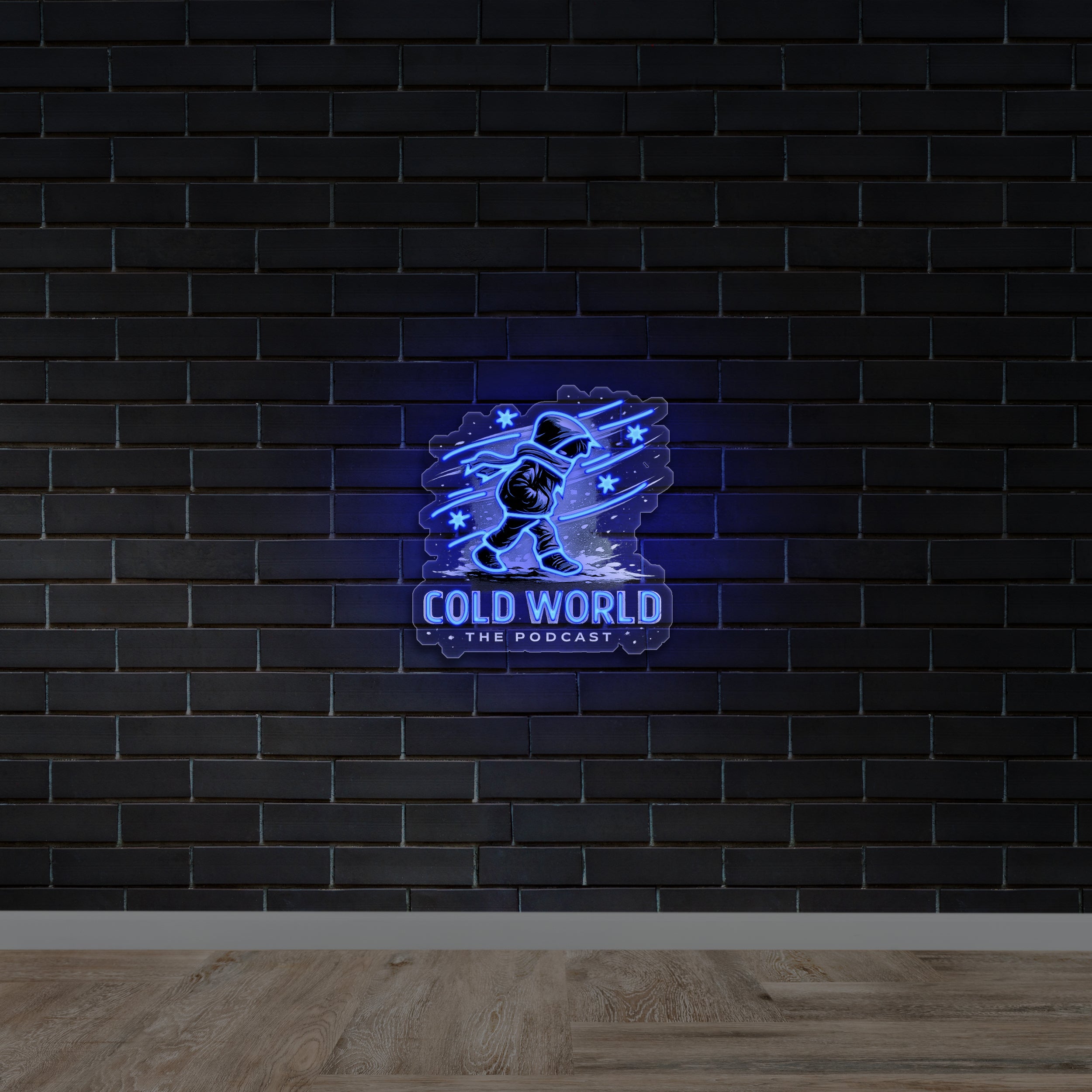 COLD WORLD - Premium Neon Artwork