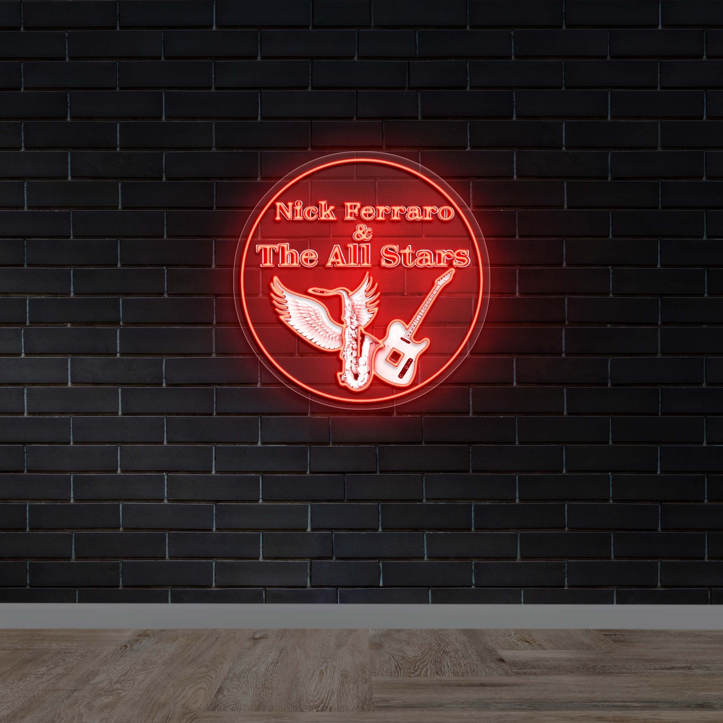 Nick Ferraro & The All Stars - Premium Neon Artwork
