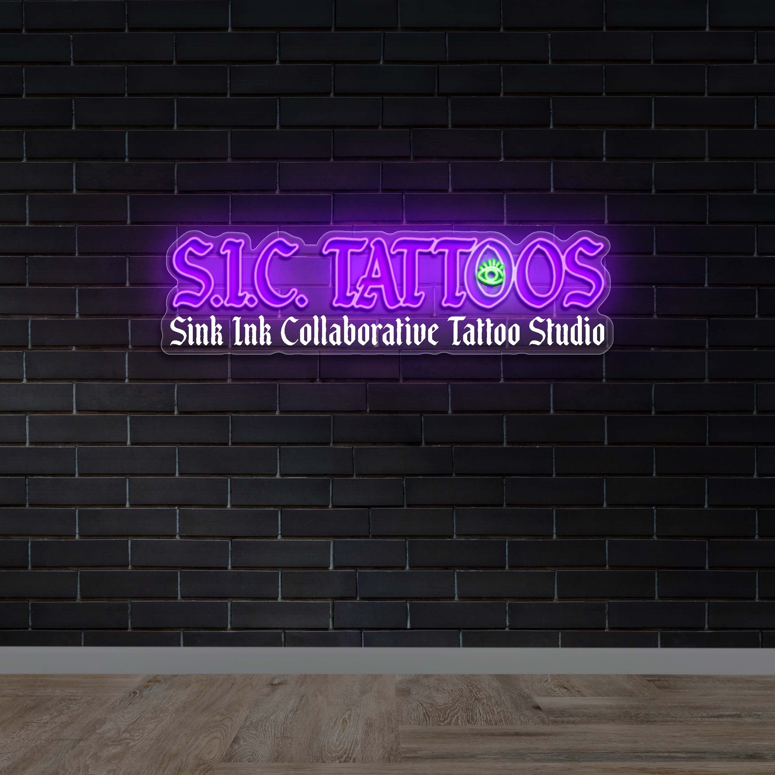 S.I.C TATTOOS - Premium Neon Artwork