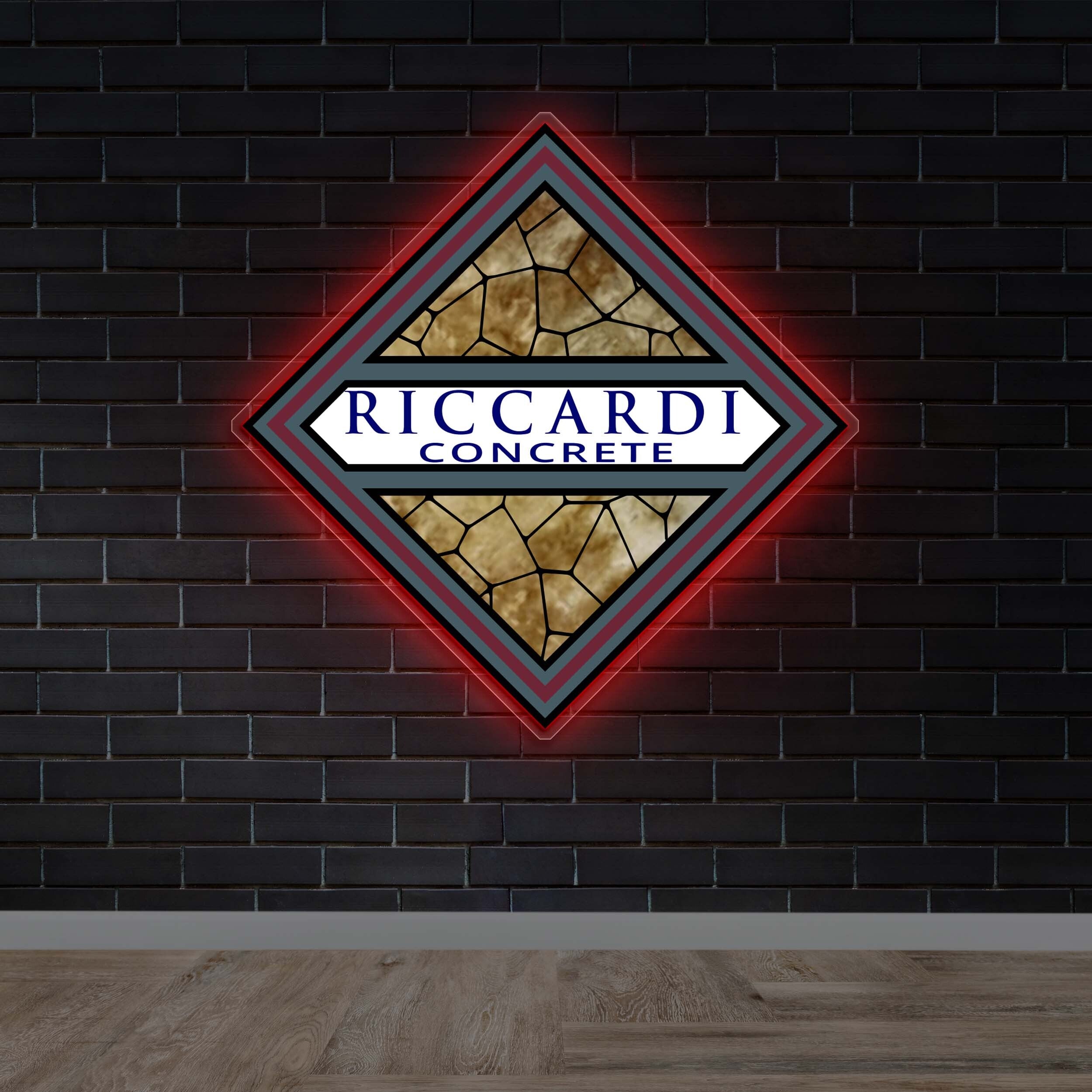 RICCARDI CONCRETE | Backlit - Premium Neon Artwork