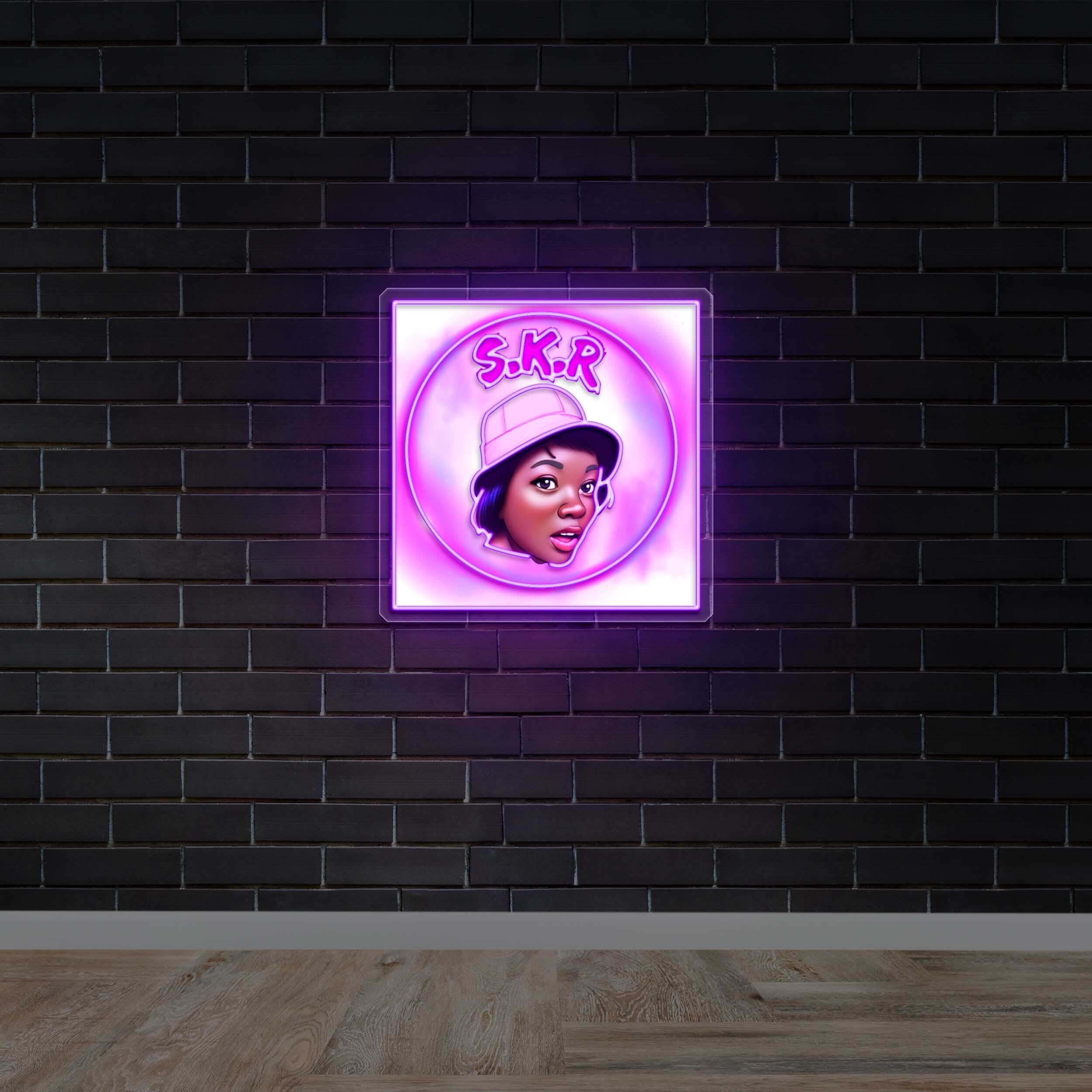 S.K.R - Premium Neon Artwork