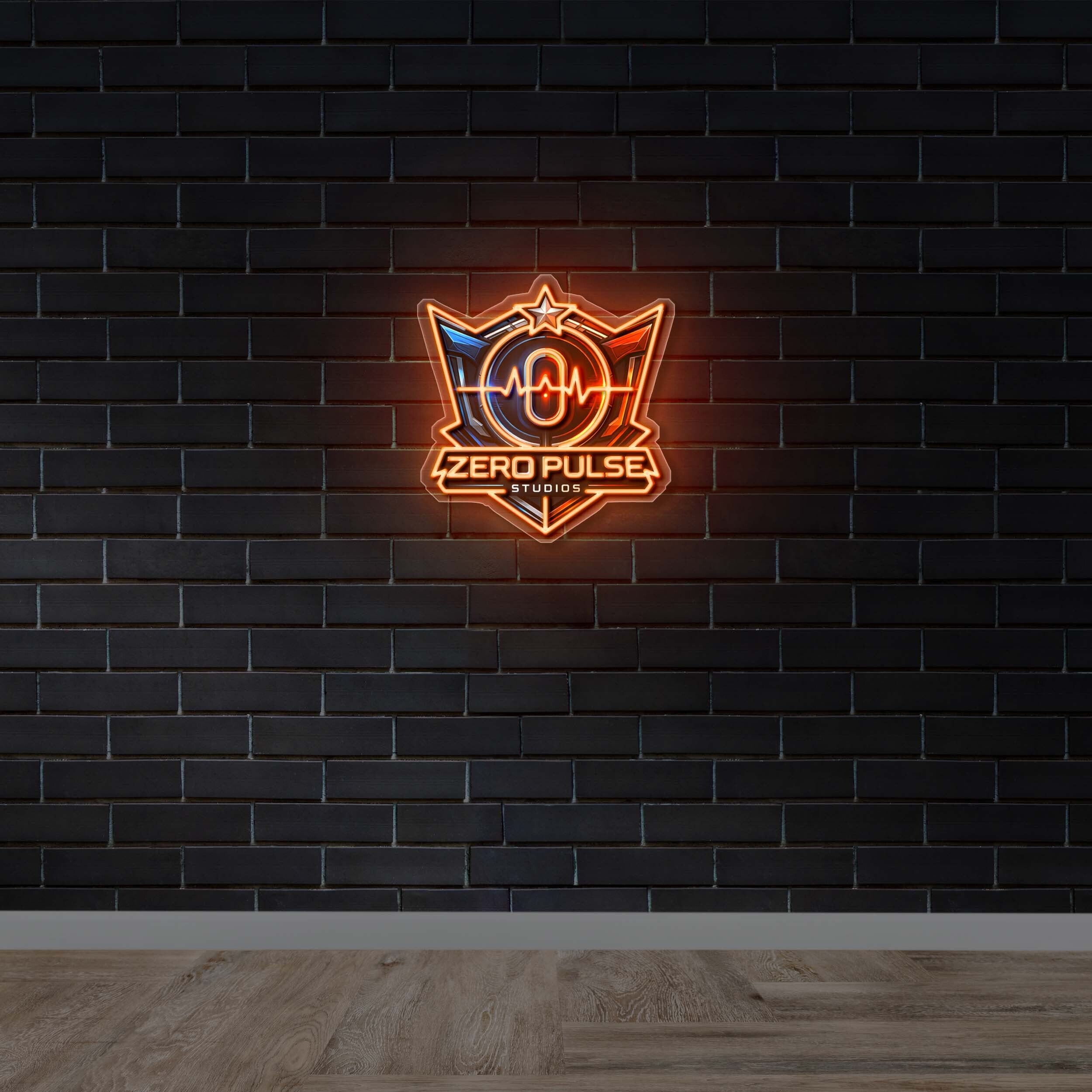 ZERO PULSE - Premium Neon Artwork