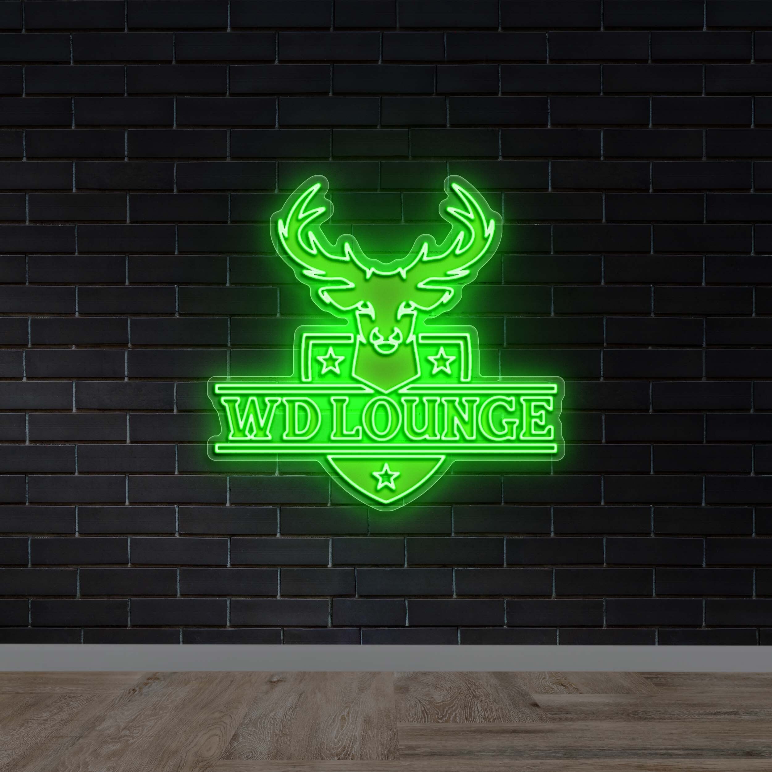WD LOUNGE - Premium Neon Artwork