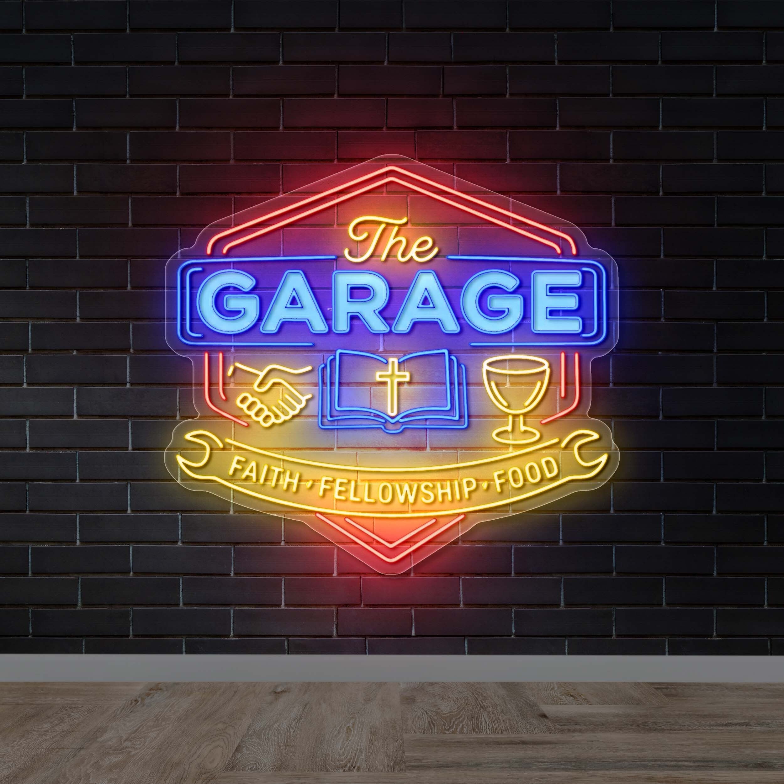 THE GARAGE - Premium Neon Artwork