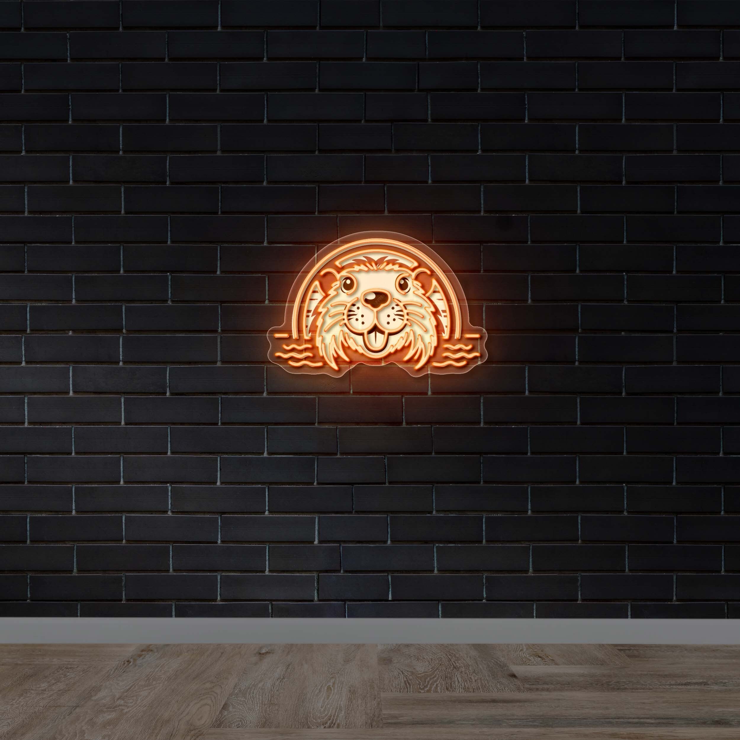 Beaver club logo - Premium Neon Artwork