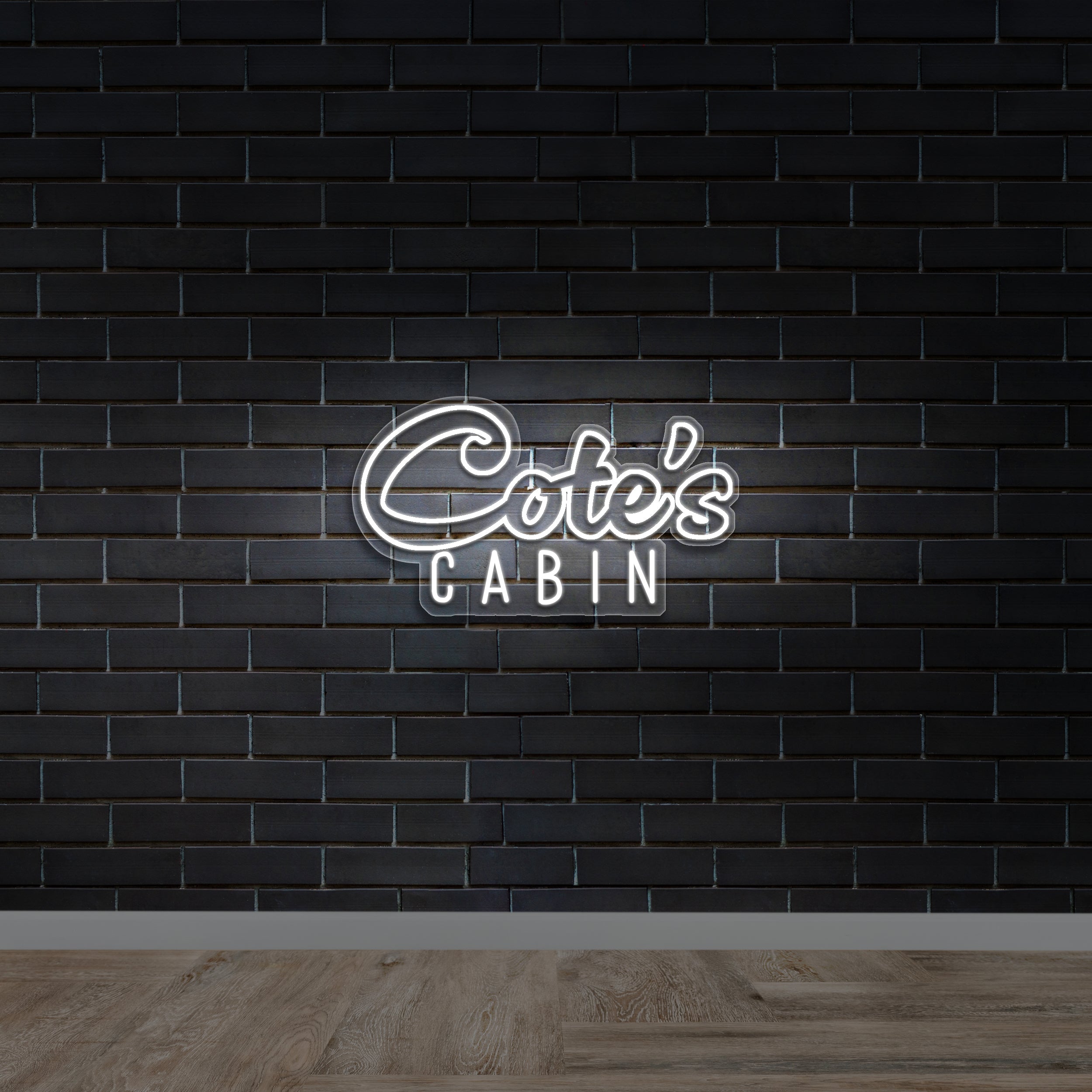 COTE'S CABIN - Premium Neon Artwork