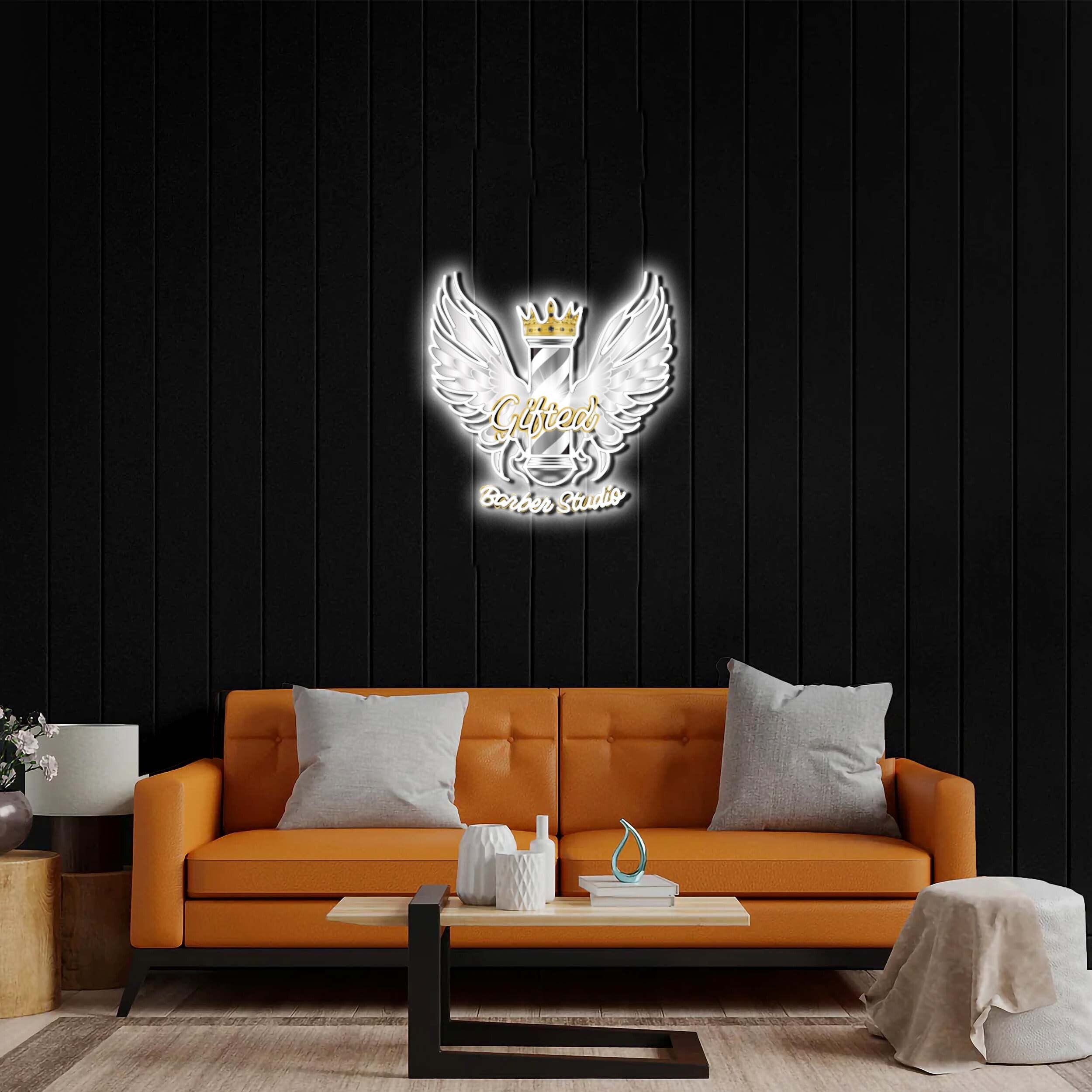 Gifted Barber Studio - Premium Neon Artwork
