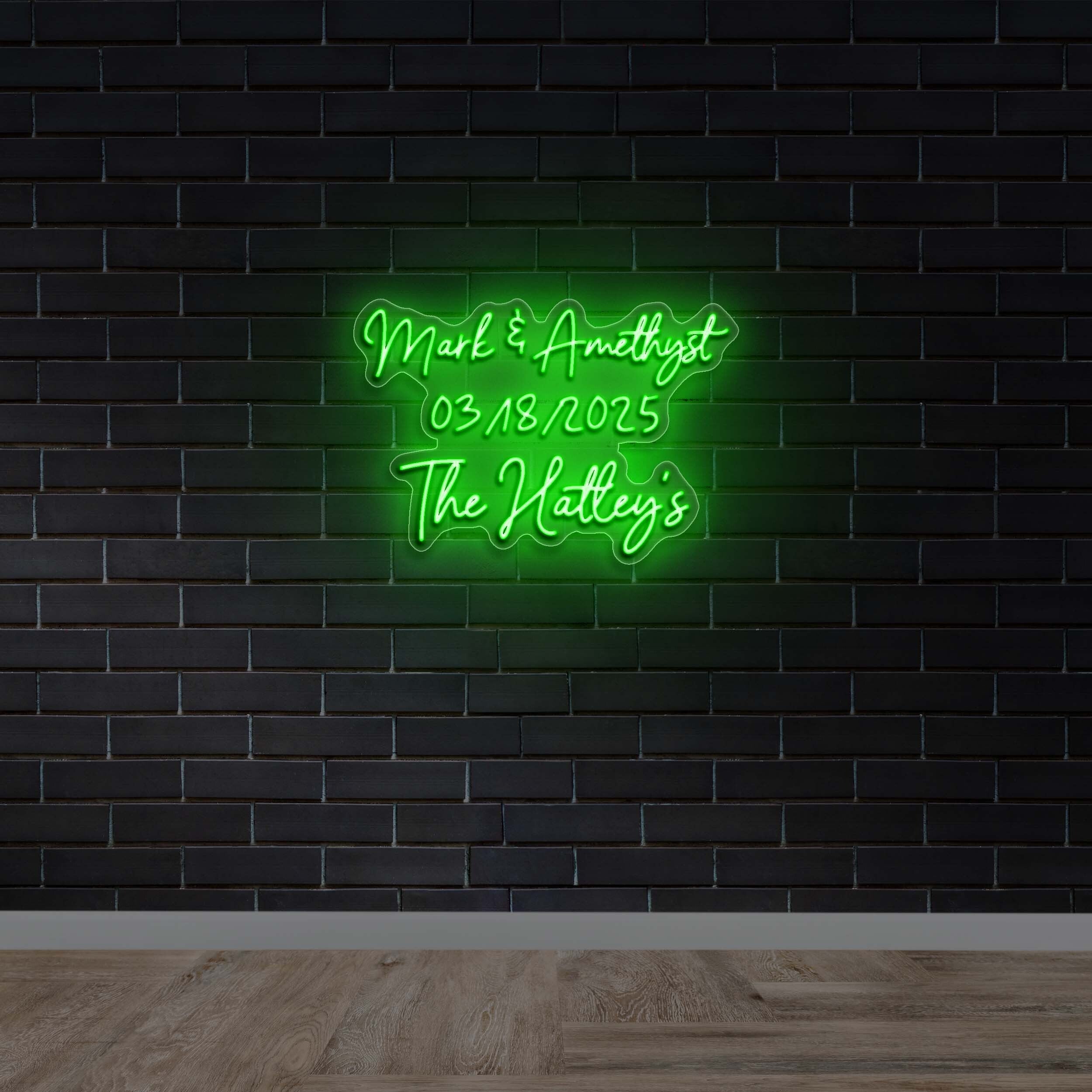 Mark & Amethyst 03/18/2025 - Premium Neon Artwork