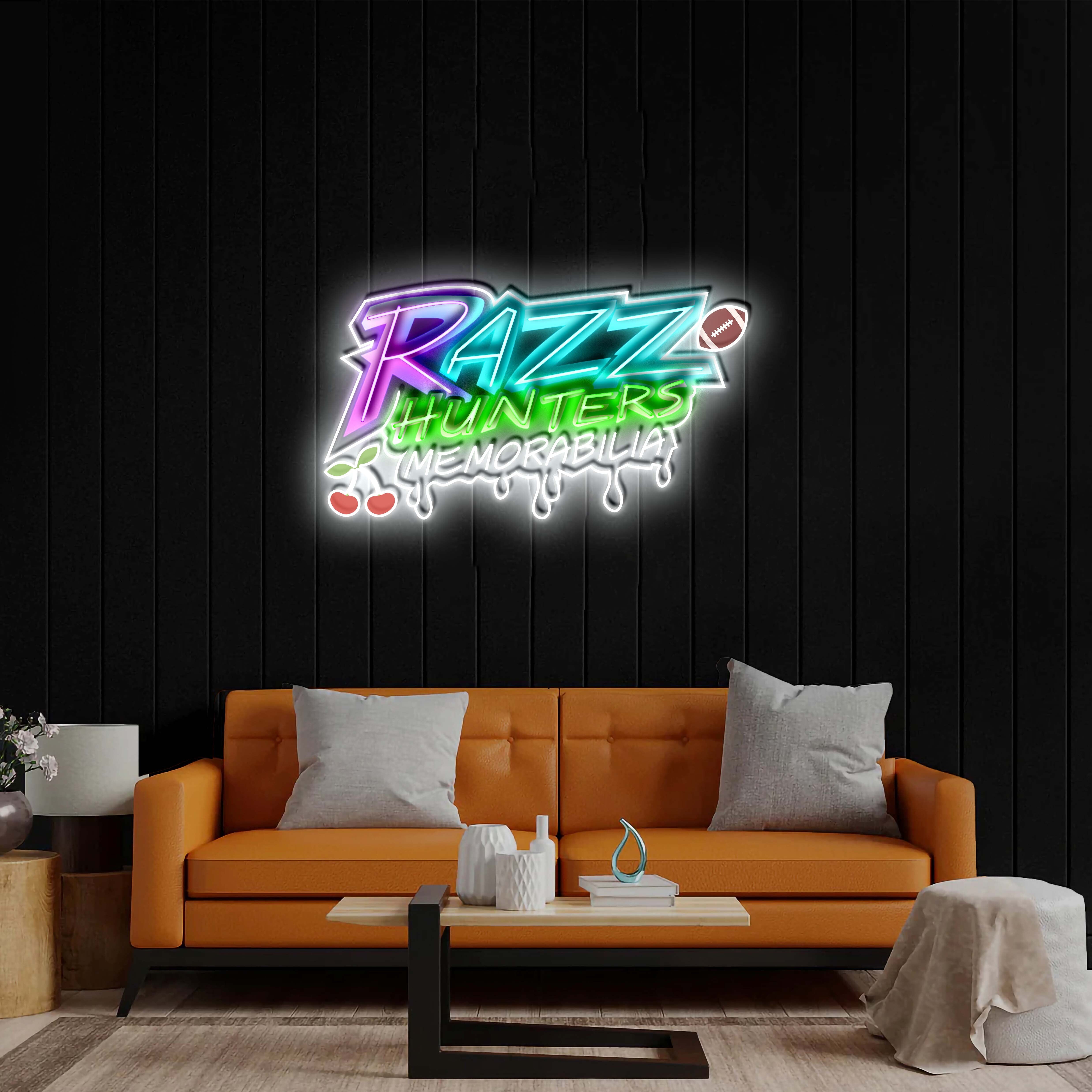 RAZZ HUNTERS - Premium Neon Artwork