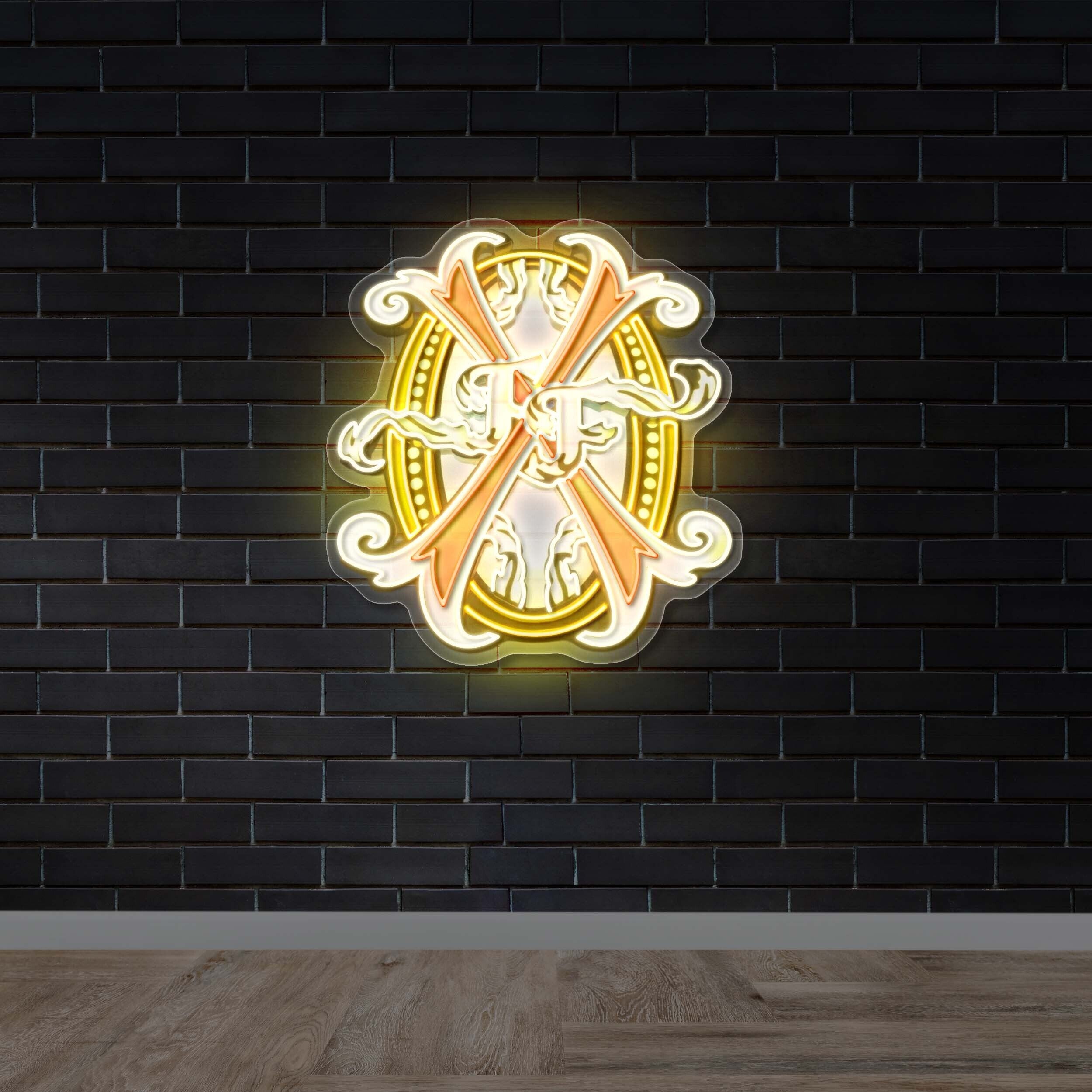 Arturo Fuente Crest - Premium Neon Artwork