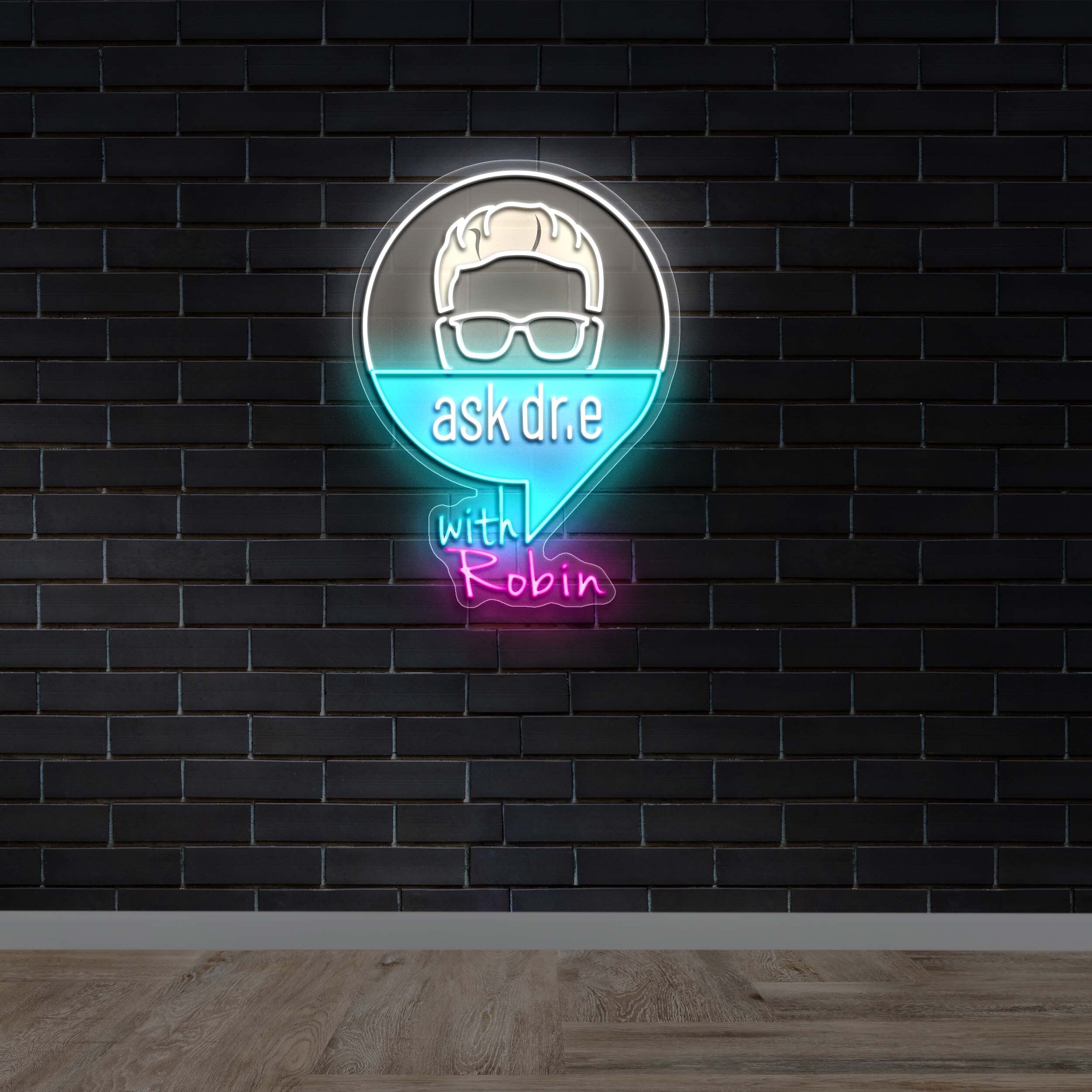 Ask Dr. E - Premium Neon Artwork