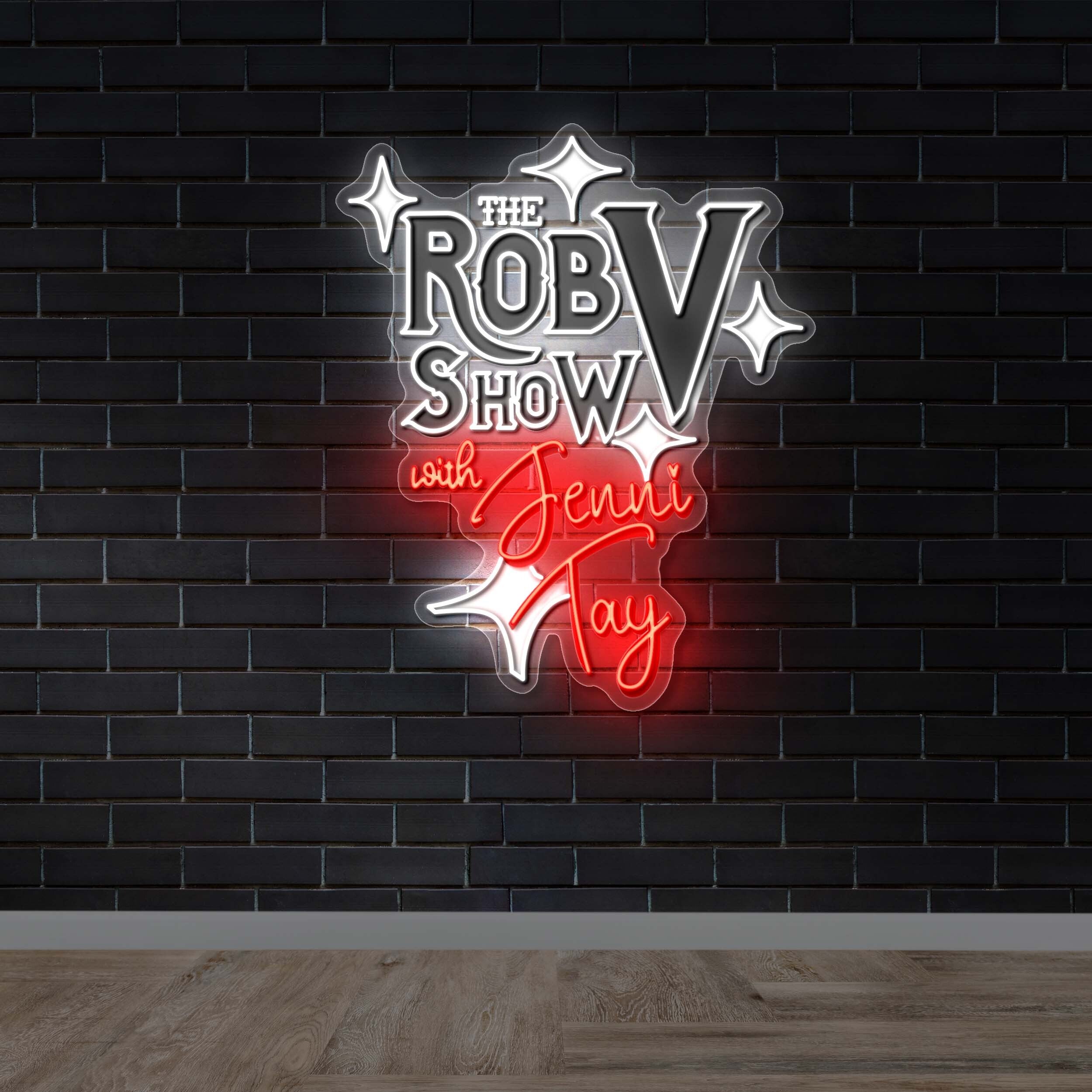 The RobV Show with Jenni Tay - Premium Neon Artwork