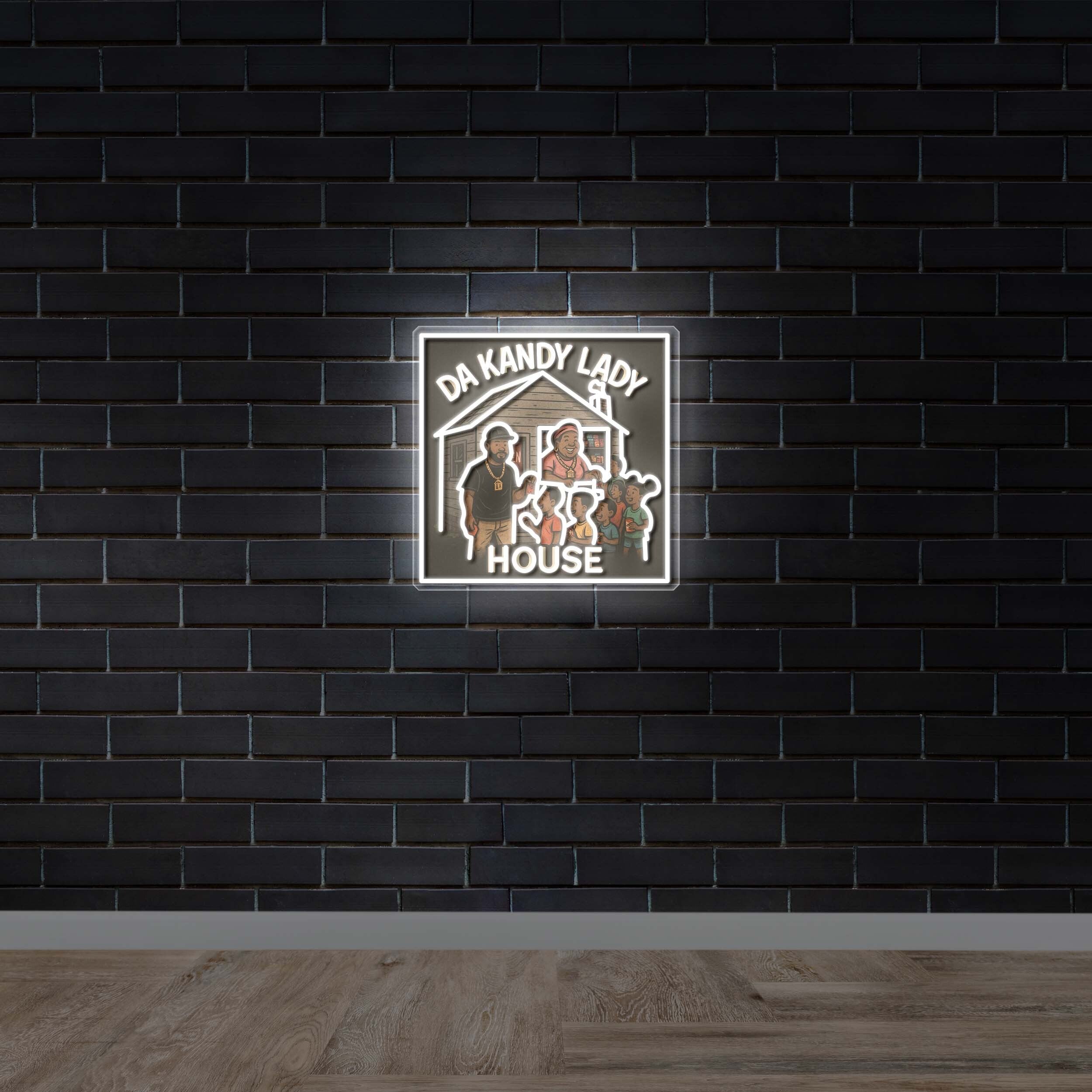 DA KANDY LADY HOUSE - Premium Neon Artwork